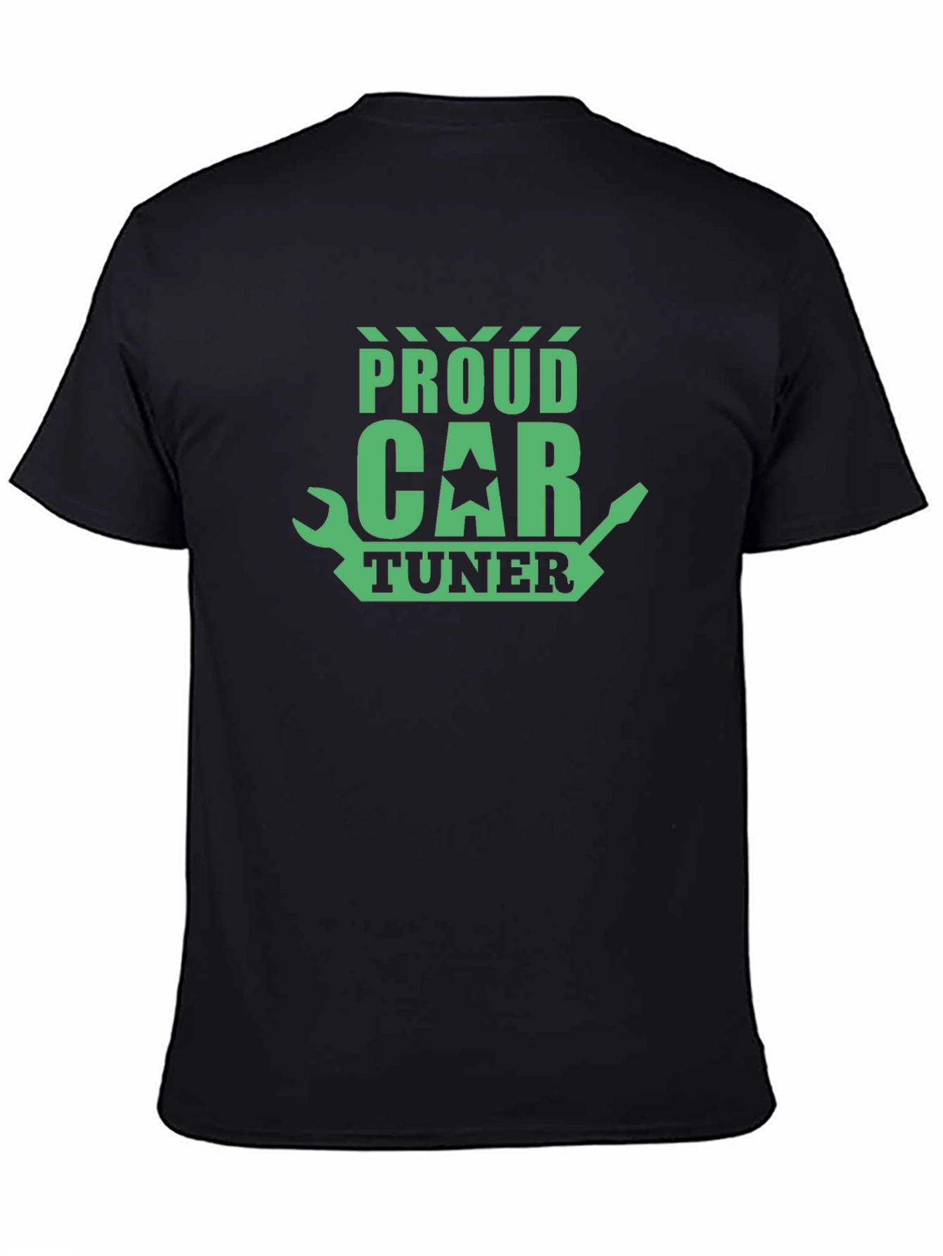 Black Proud Car Tuner Black T-Shirt view 4