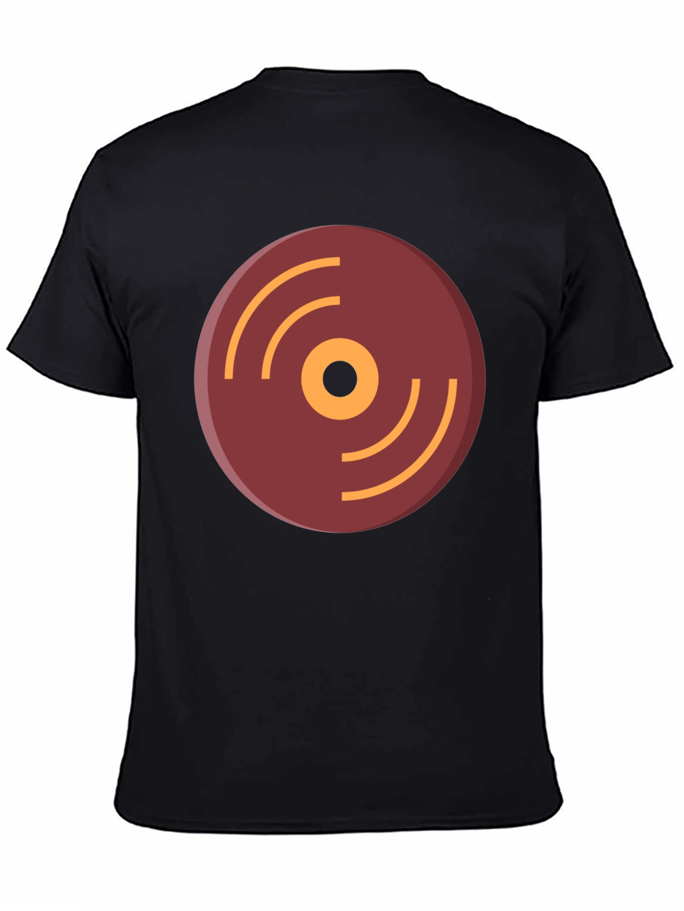 Black Retro Record Graphic T-Shirt - Stylish Music Lover Tee view 4