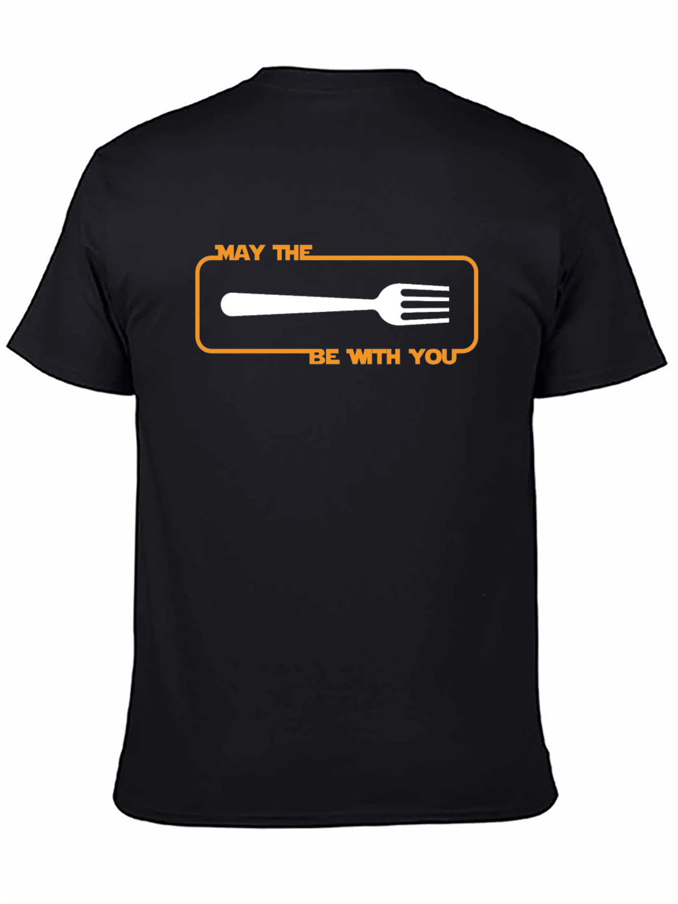 Black May The Fork Be With You T-Shirt view 4