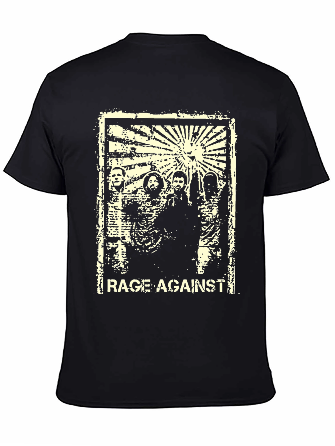 Black Rage Against the Machine Graphic T-Shirt view 4