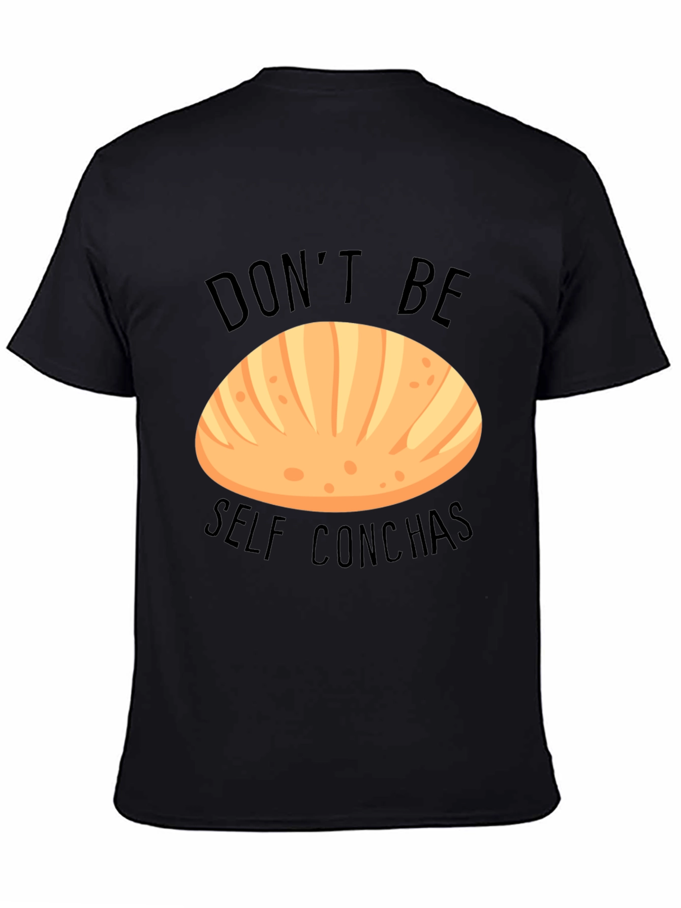Black Don't Be Self Conchas T-Shirt view 4