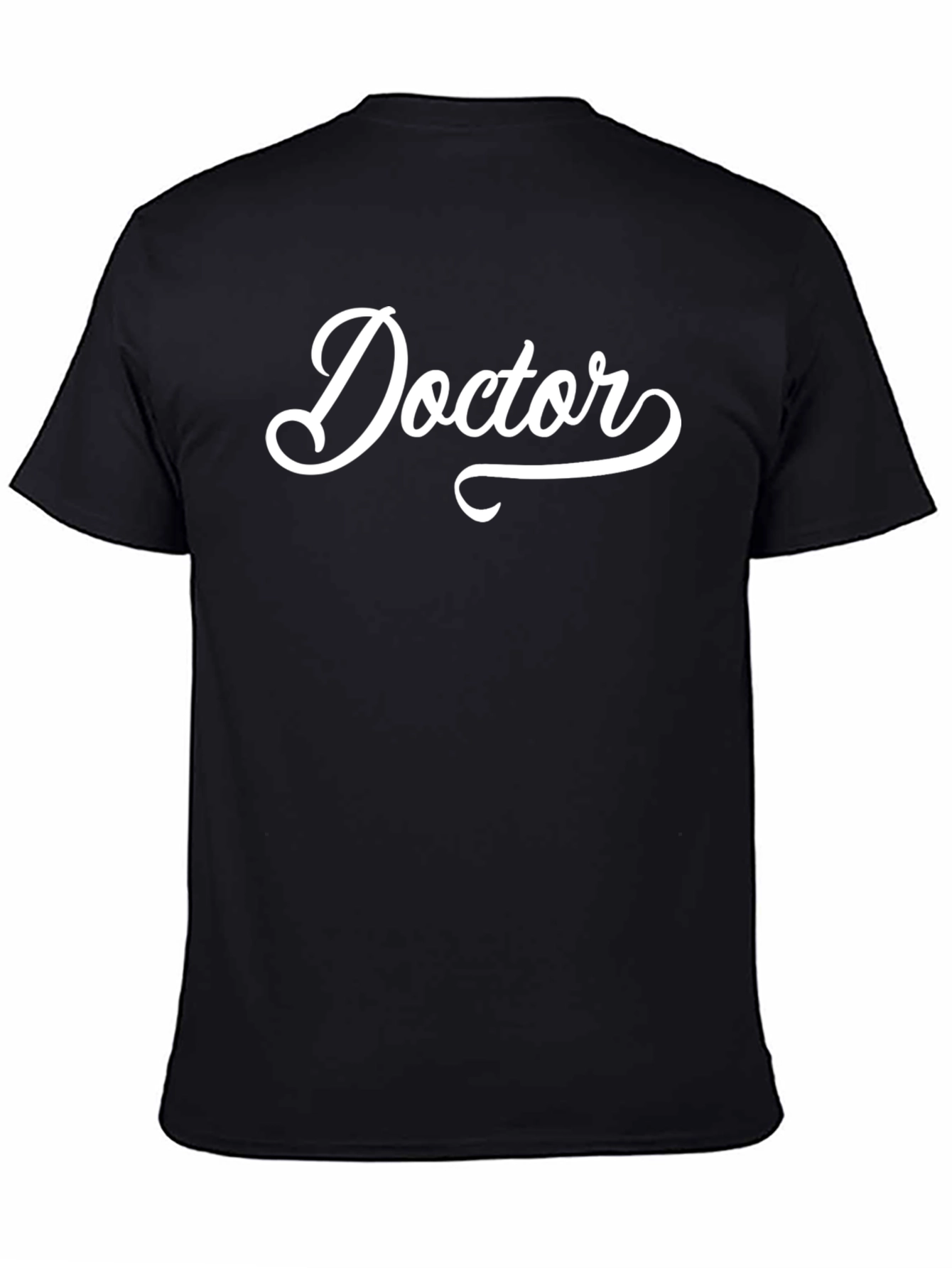 Black Doctor Graphic T-Shirt - Comfortable Cotton Tee view 4