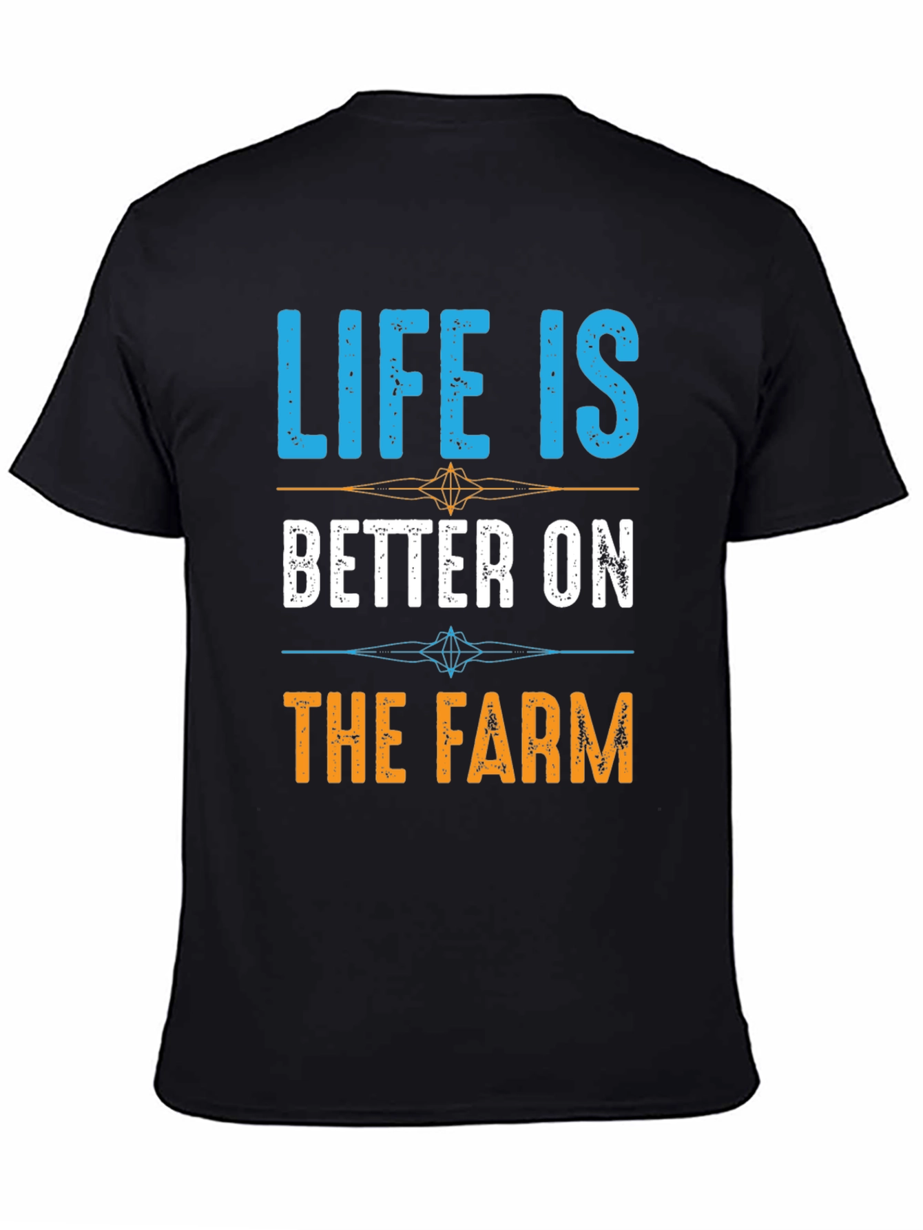 Black Life is Better on the Farm T-Shirt view 4
