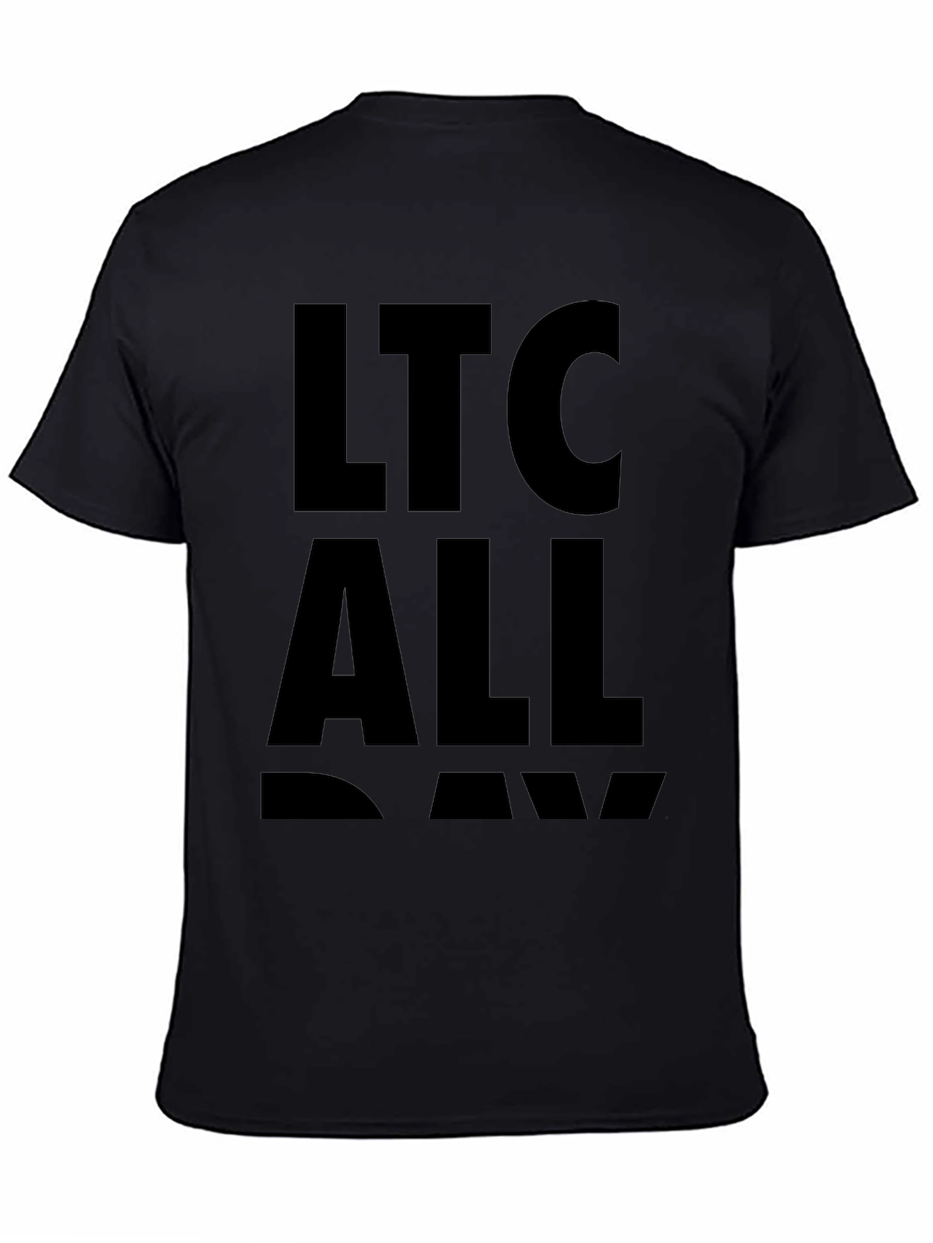 Black LTC ALL DAY Black Graphic Tee view 4