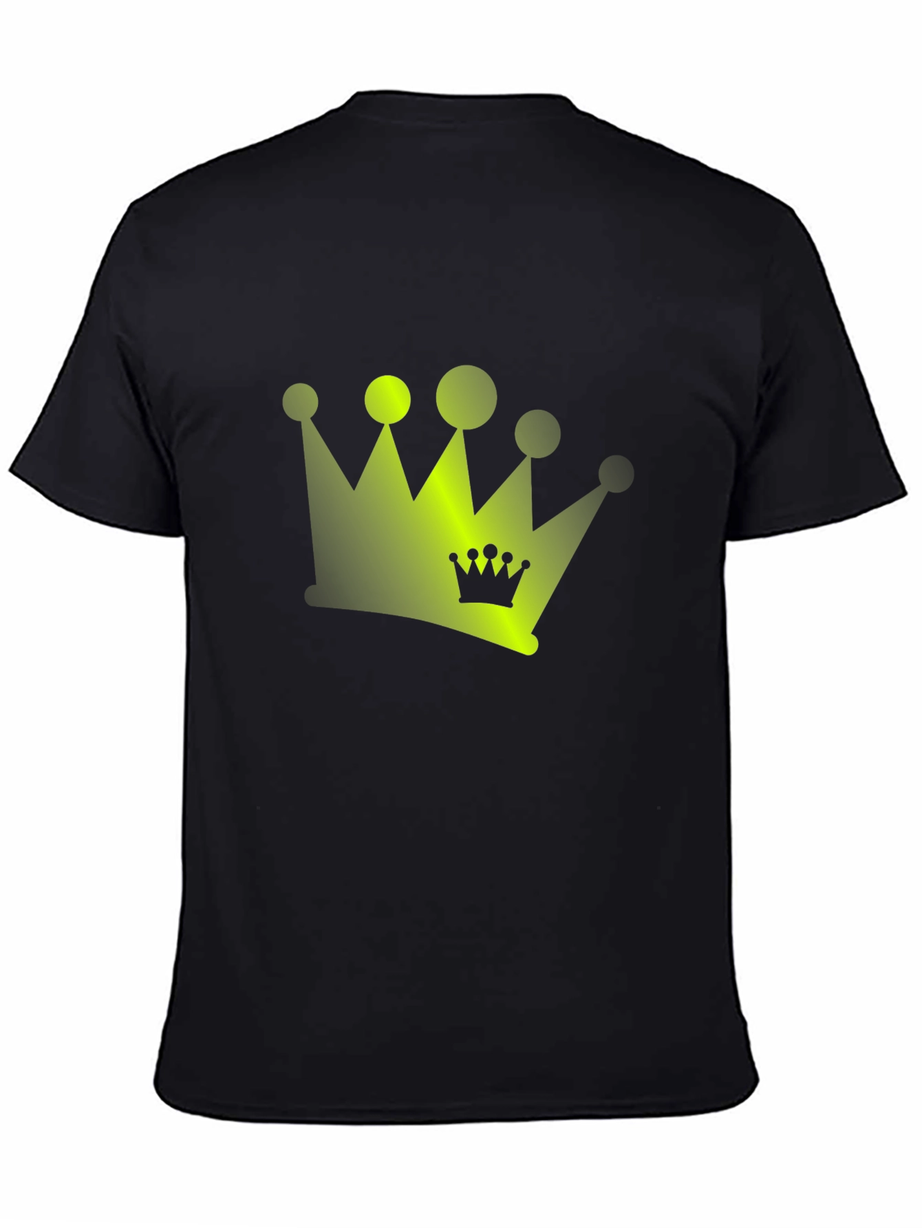 Black Crown Graphic Tee - Trendy Streetwear view 4