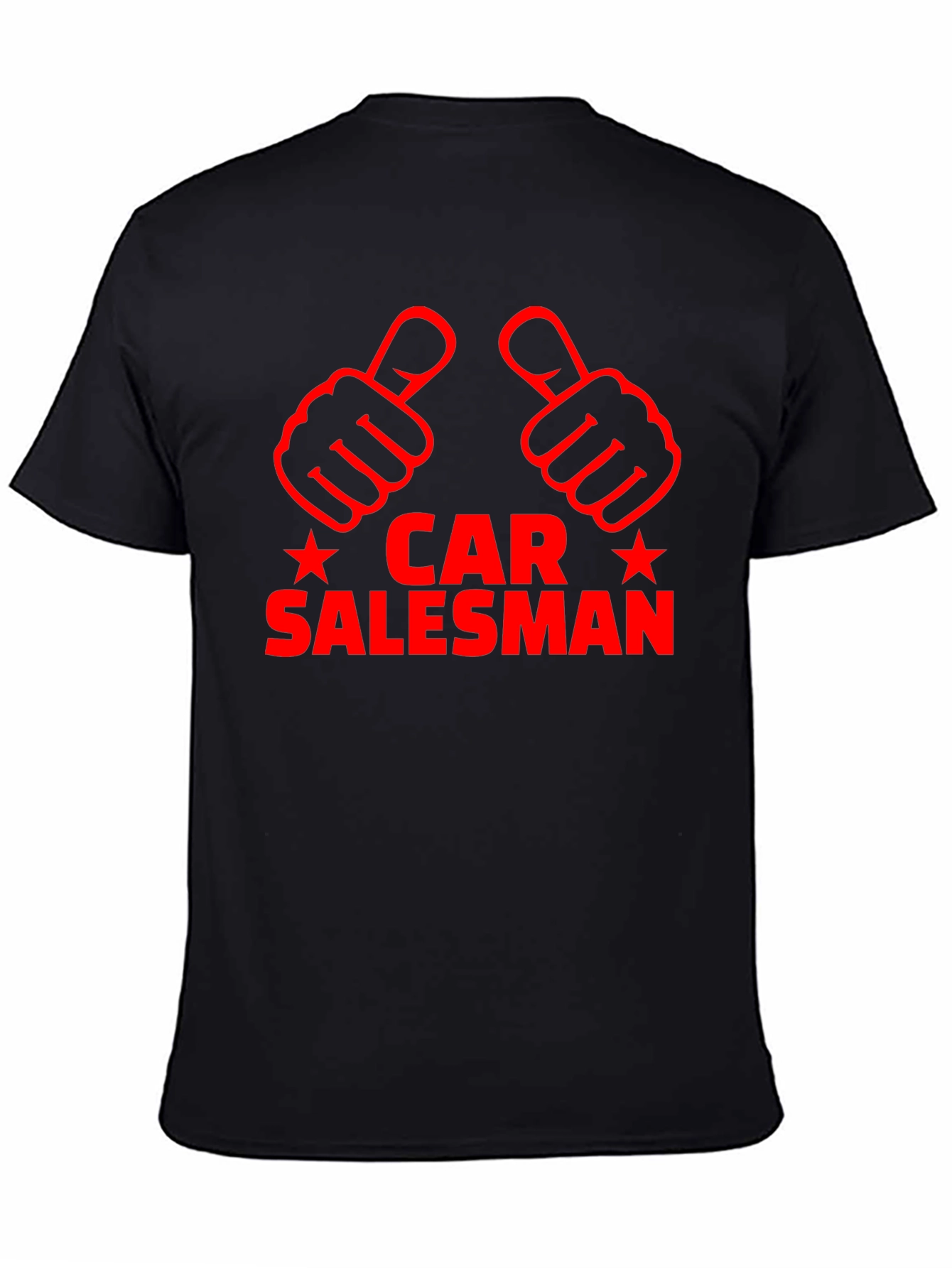 Black Car Salesman Novelty T-Shirt view 4