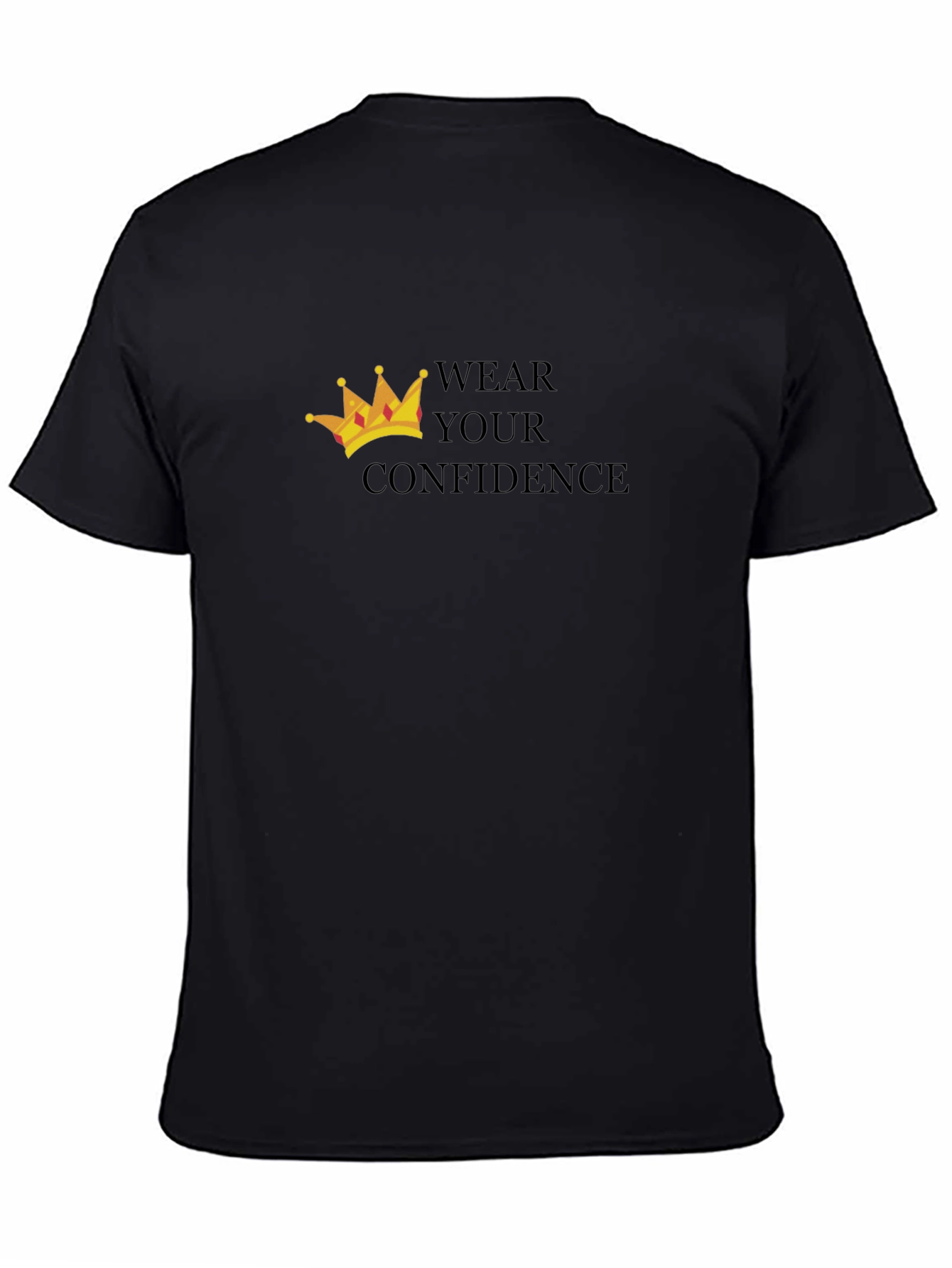 Black Wear Your Confidence T-Shirt view 4