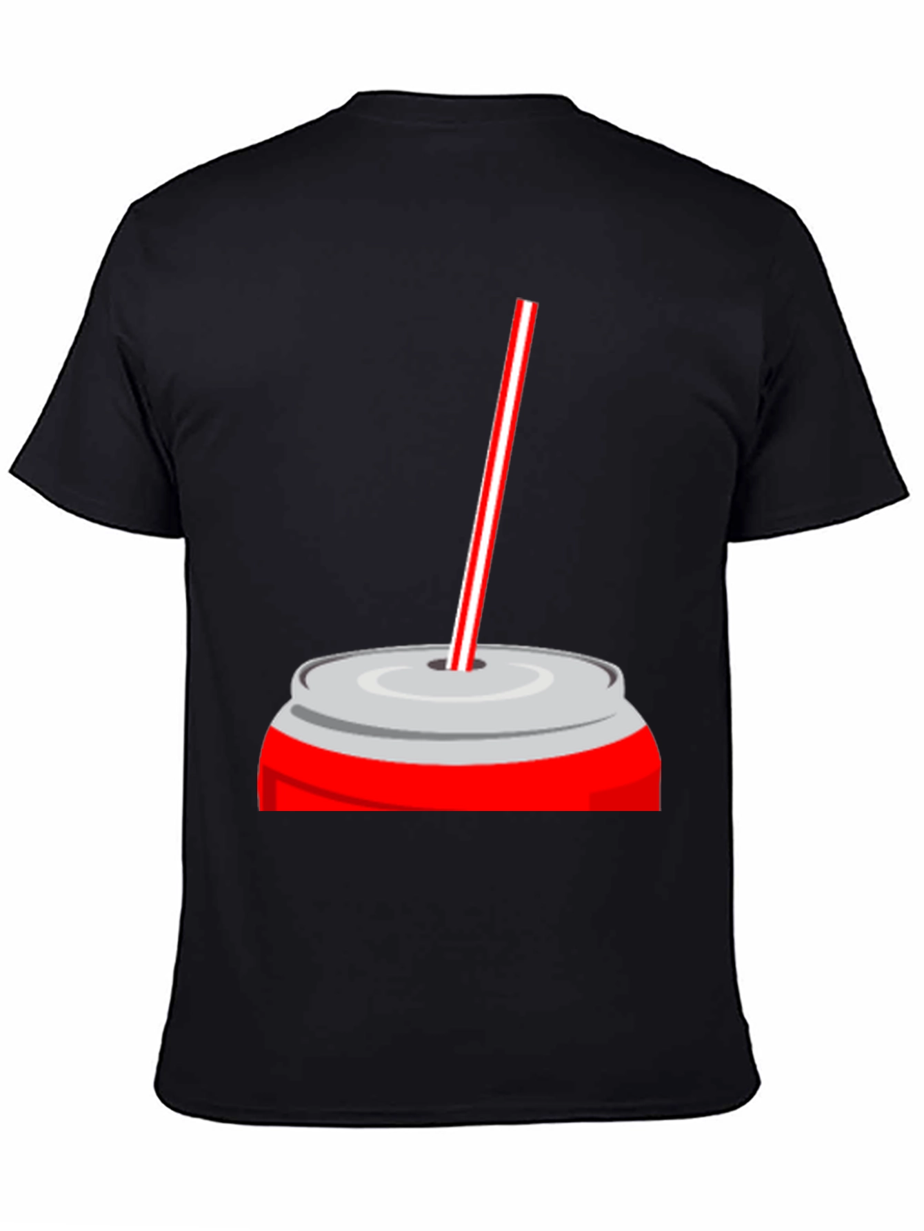 Black Soda Can T-Shirt - Refreshing & Unique Design view 4