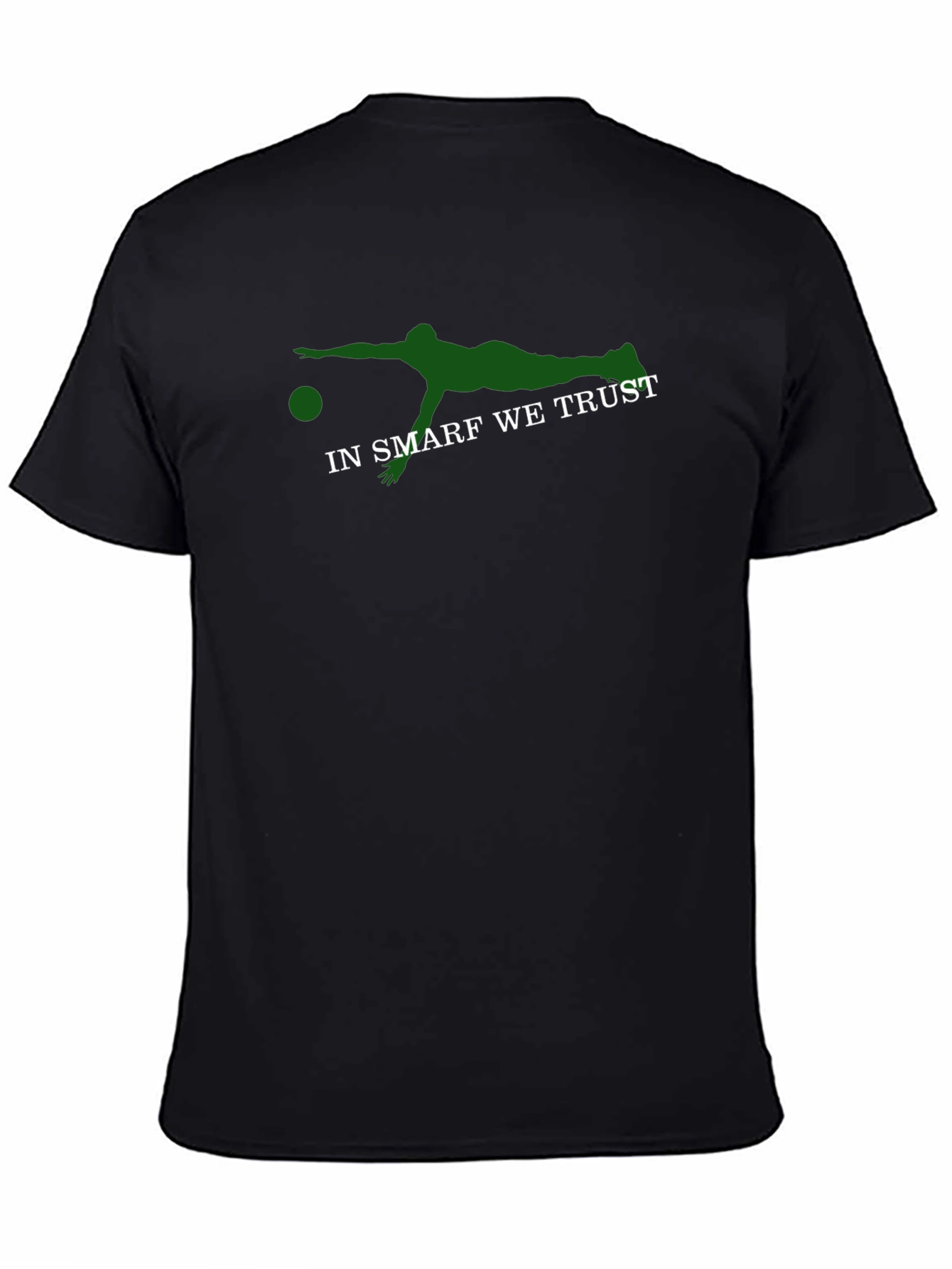 Black In Smarf We Trust T-Shirt - Funny Pool Player Tee view 4