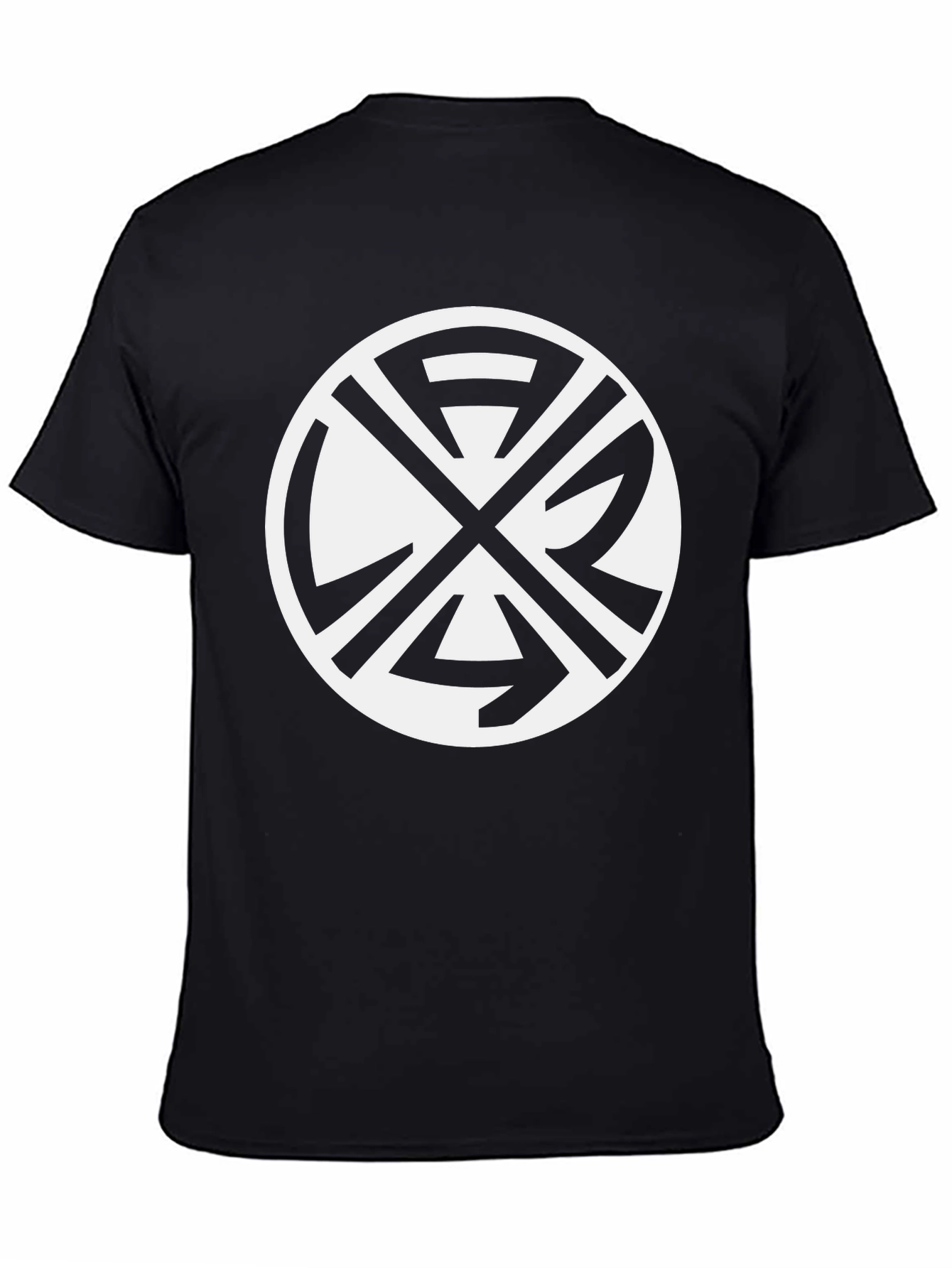 Black Black LAZR Circle Logo Tee view 4