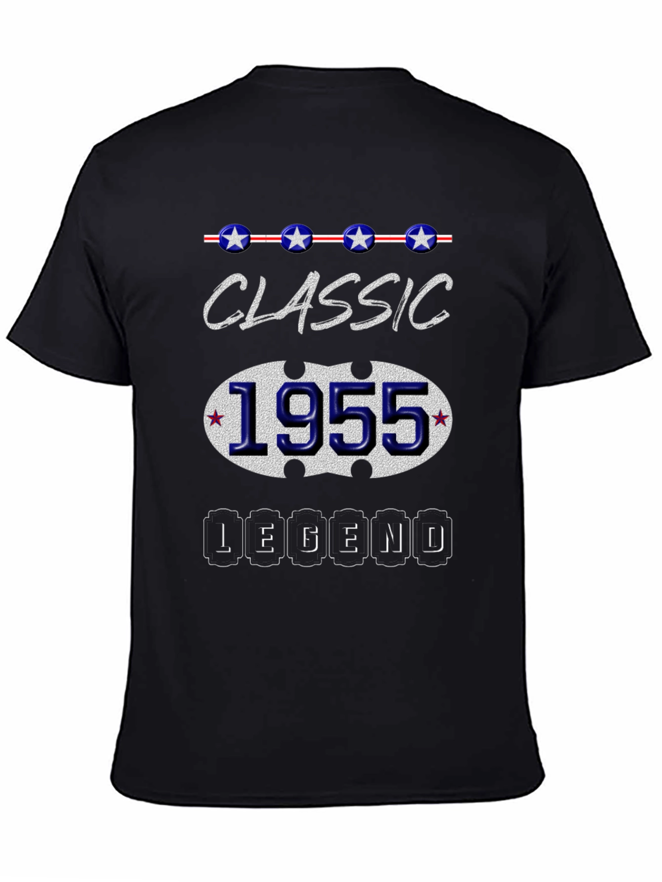 Black Classic 1955 Legend T-Shirt view 4