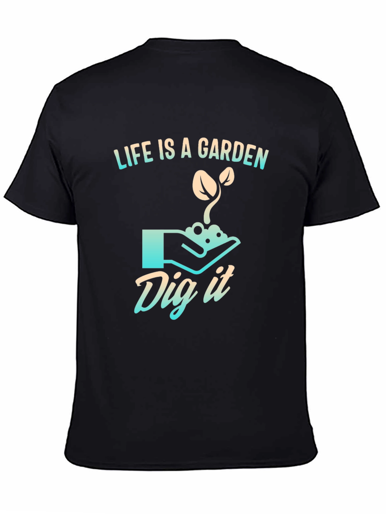 Black Life is a Garden T-Shirt - Dig It view 4