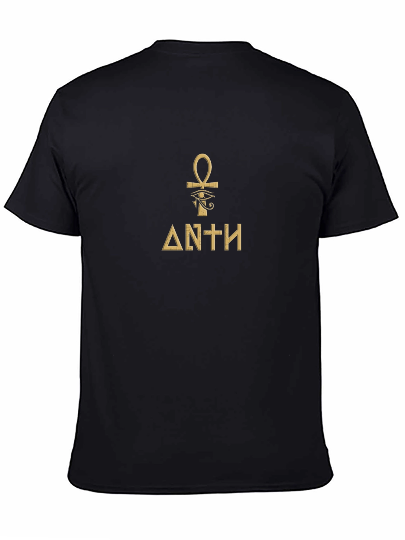 Black Ankh Eye of Horus Graphic Tee - Egyptian Style view 4