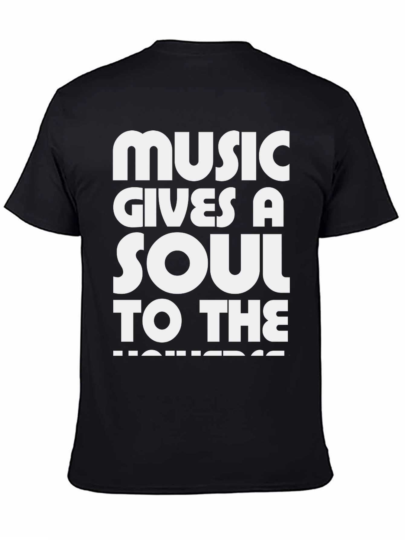 Black Music Gives a Soul T-Shirt view 4