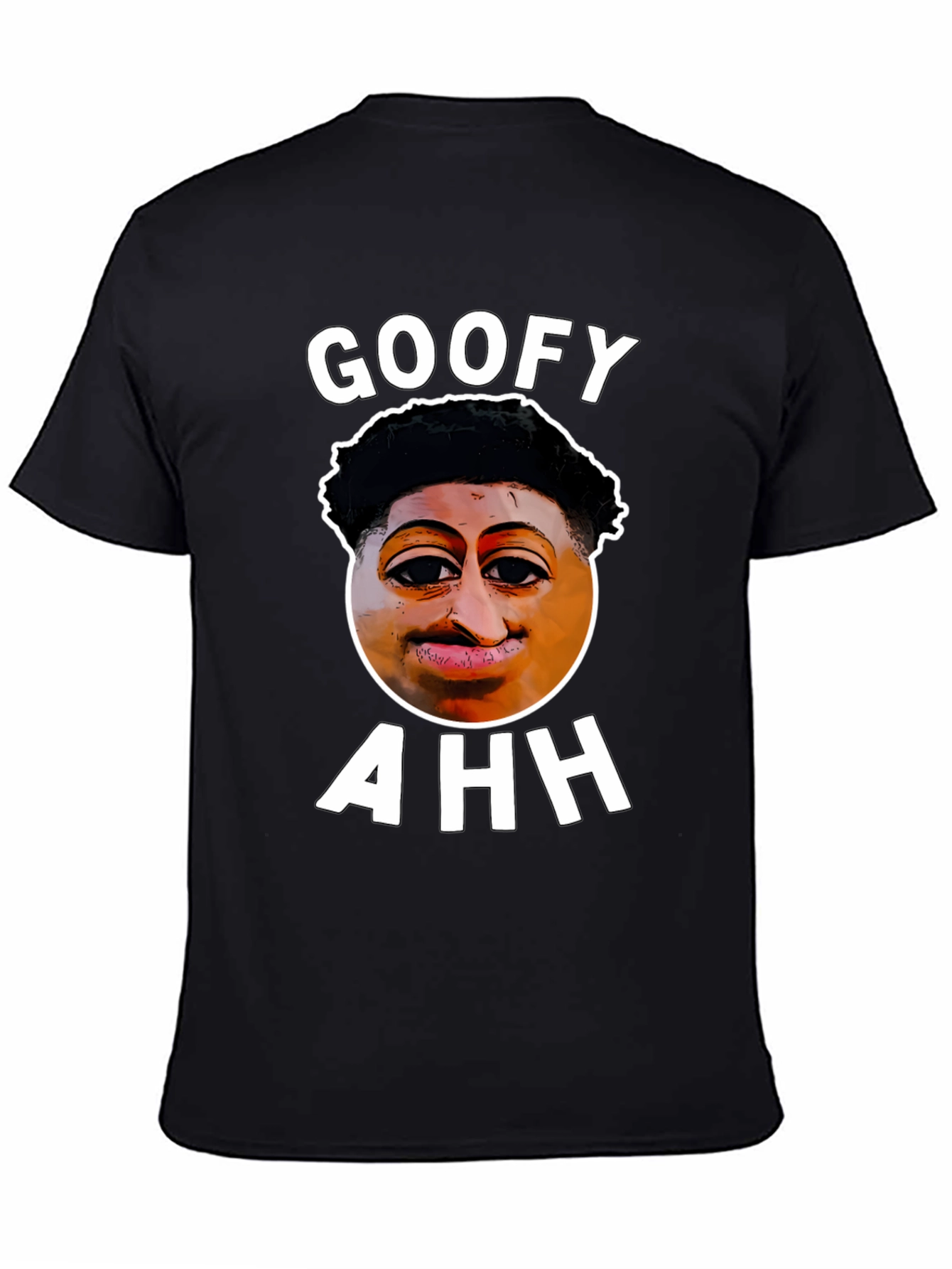 Black Goofy Ahh Graphic T-Shirt view 4