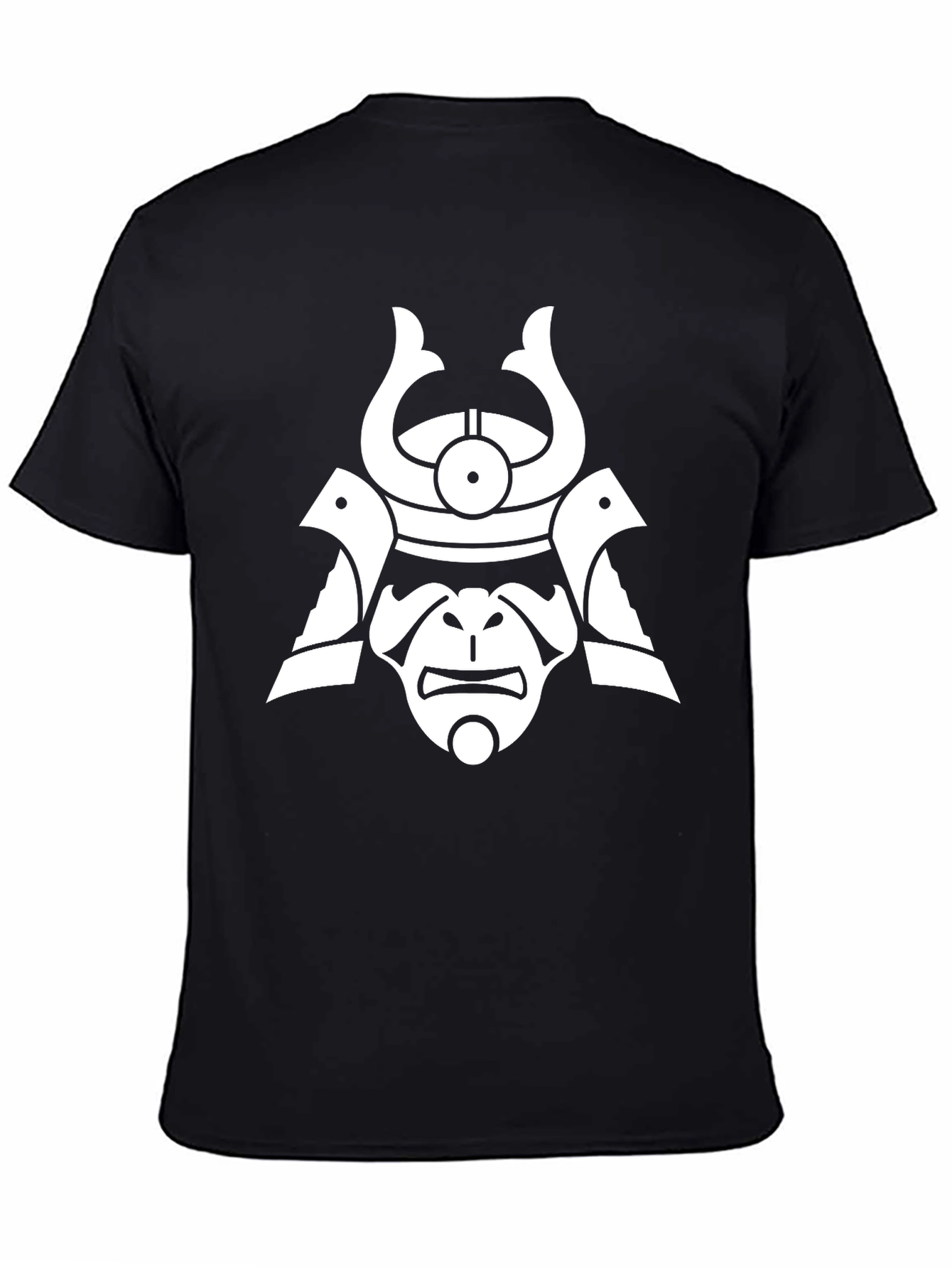 Black Samurai Gorilla Black T-Shirt view 4