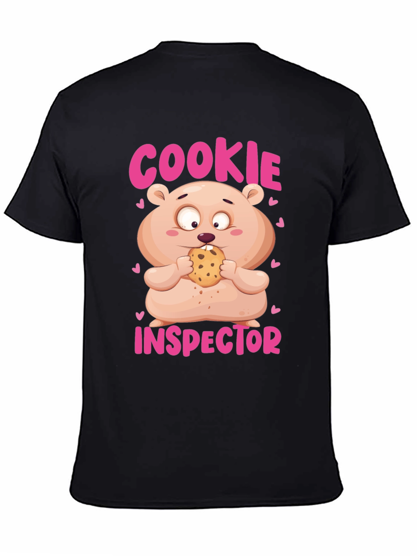 Black Cookie Inspector T-Shirt view 4