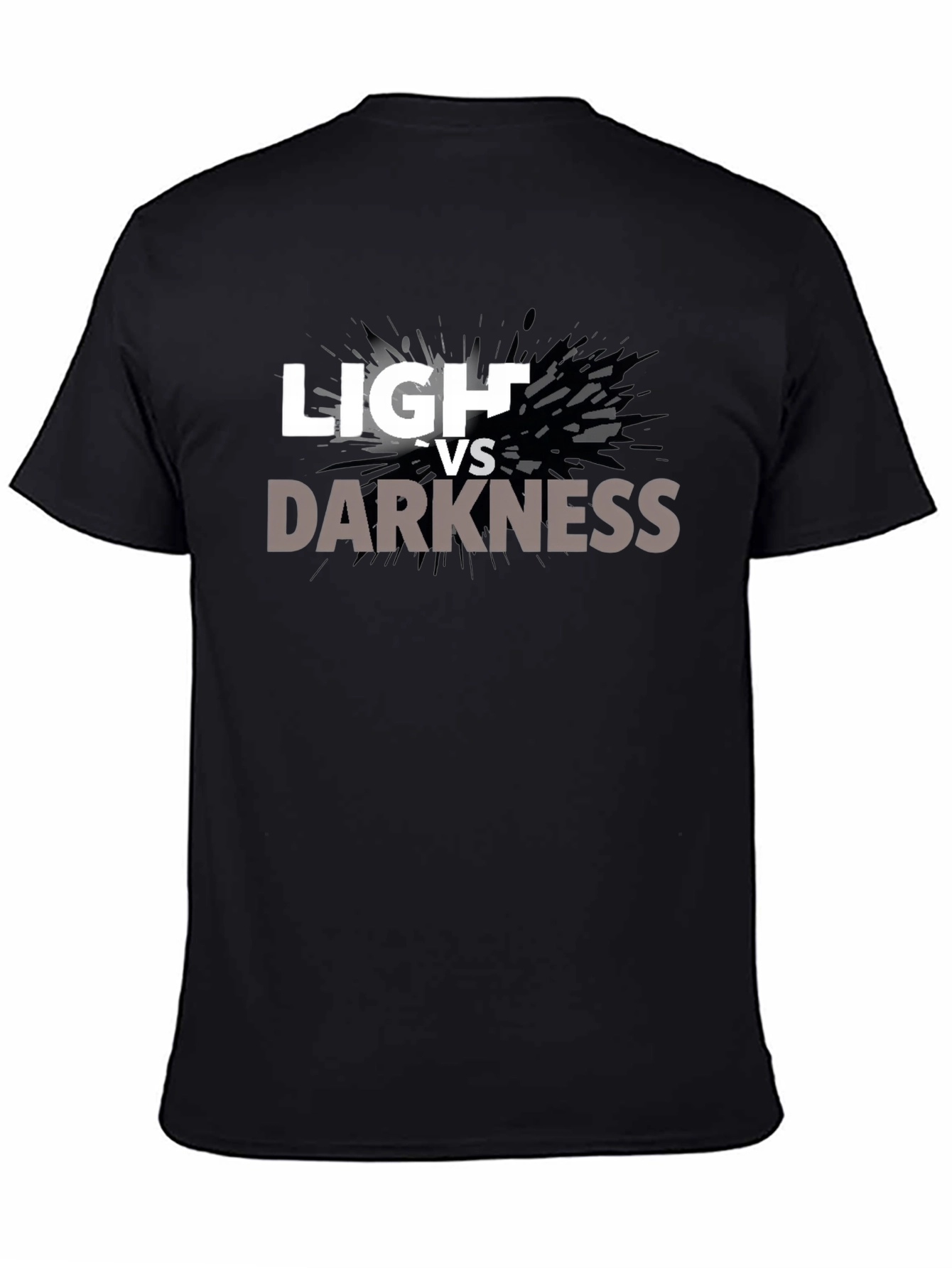 Black Light vs. Darkness Graphic T-Shirt view 4