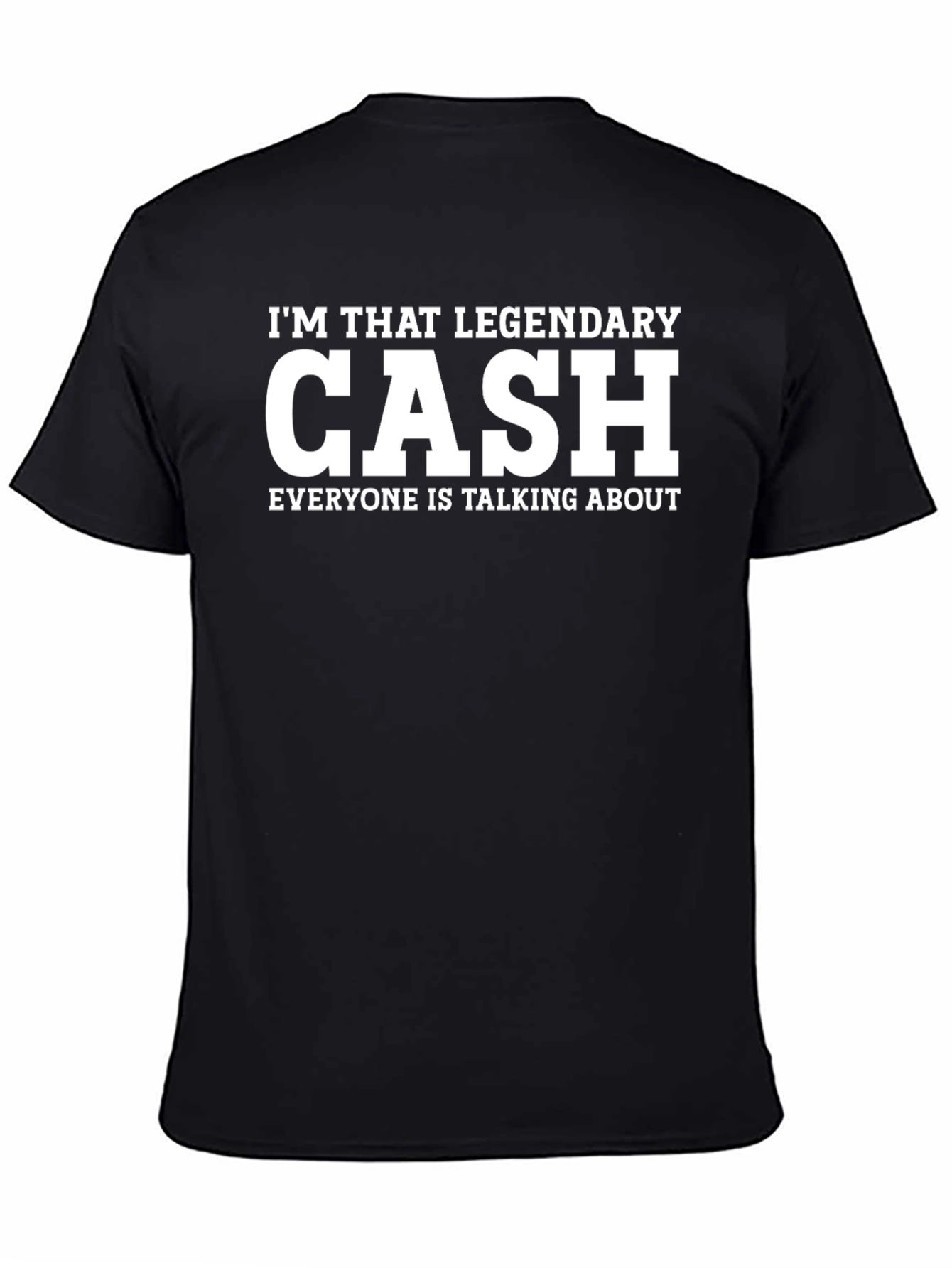 Black Legendary Cash Graphic T-Shirt view 4