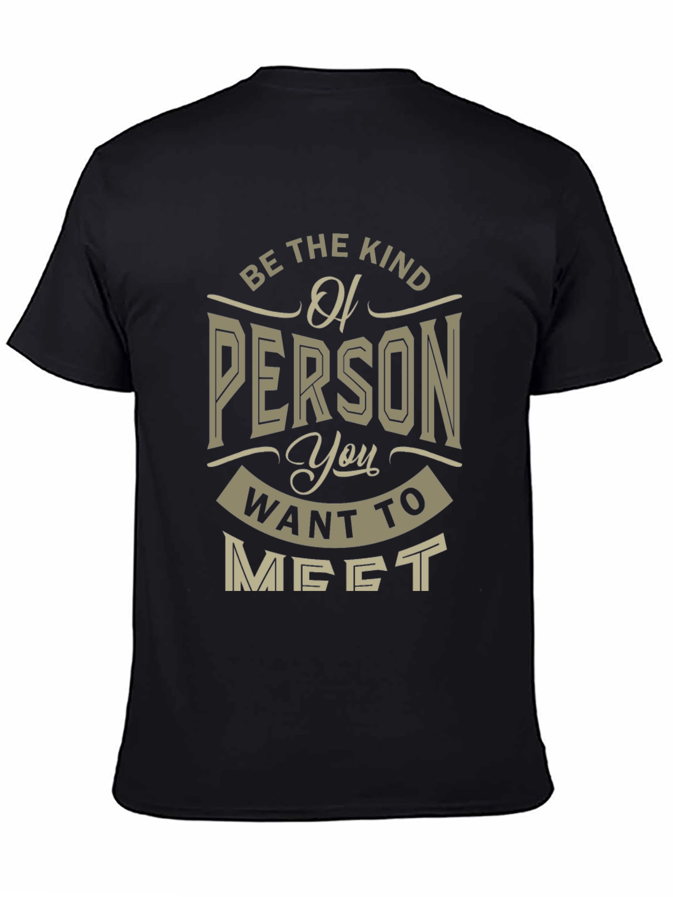 Black Be the Kind of Person T-Shirt view 4