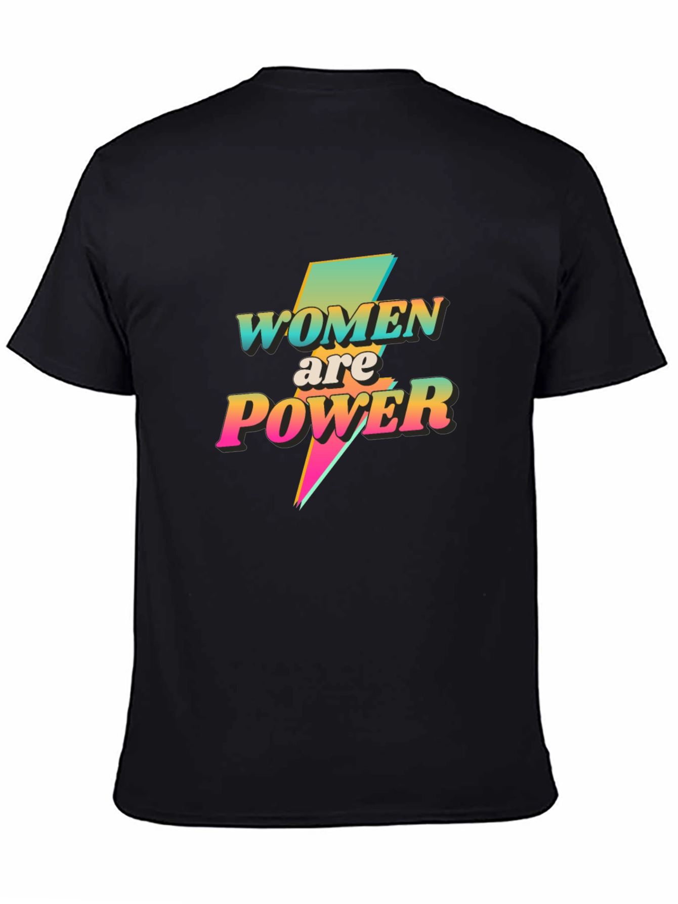 Women are Power Graphic Tee - Black T-Shirt - 4