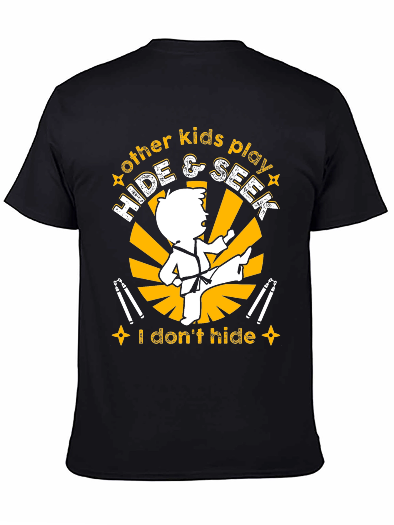 Karate Kid's T-Shirt - I Don't Hide - 4