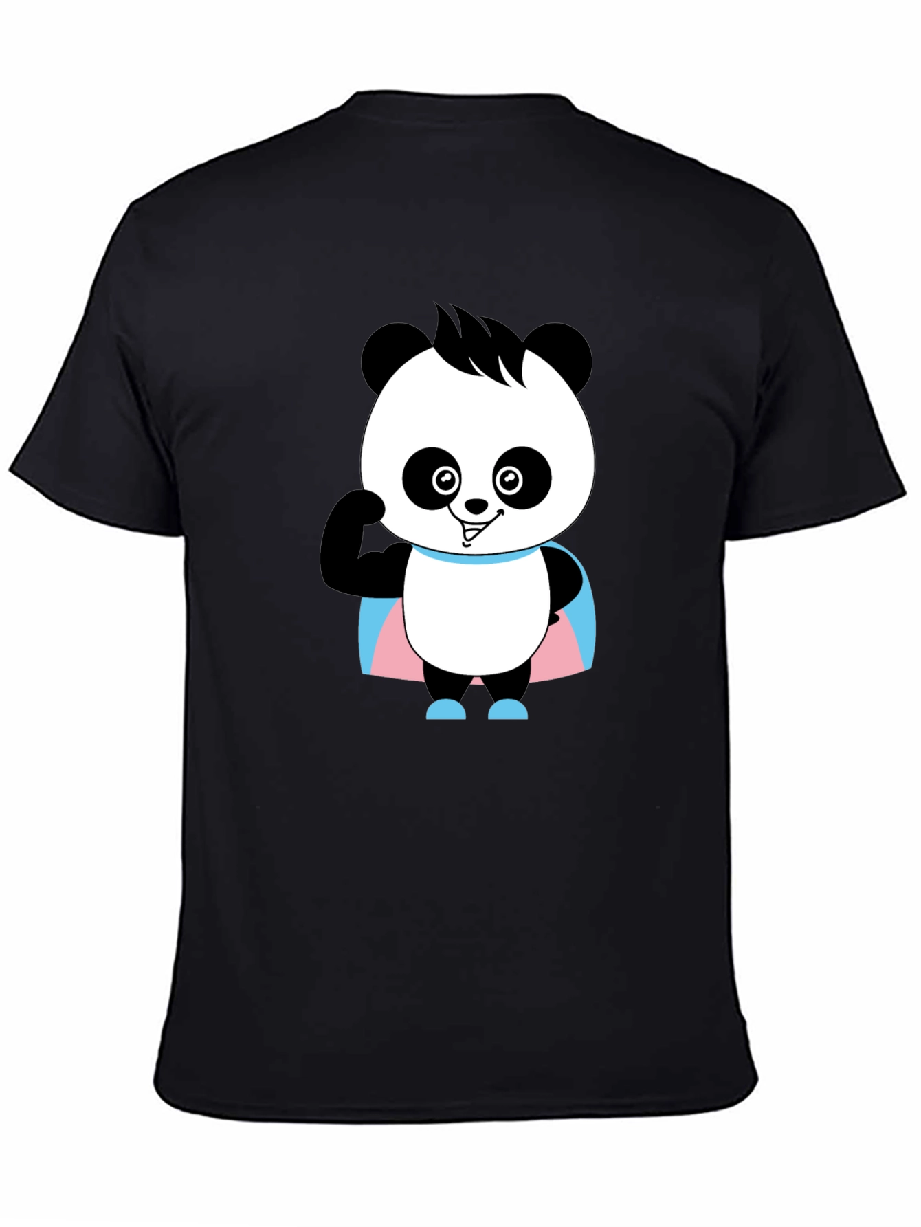Black Panda Trans Pride T-Shirt - Super Cute! view 4
