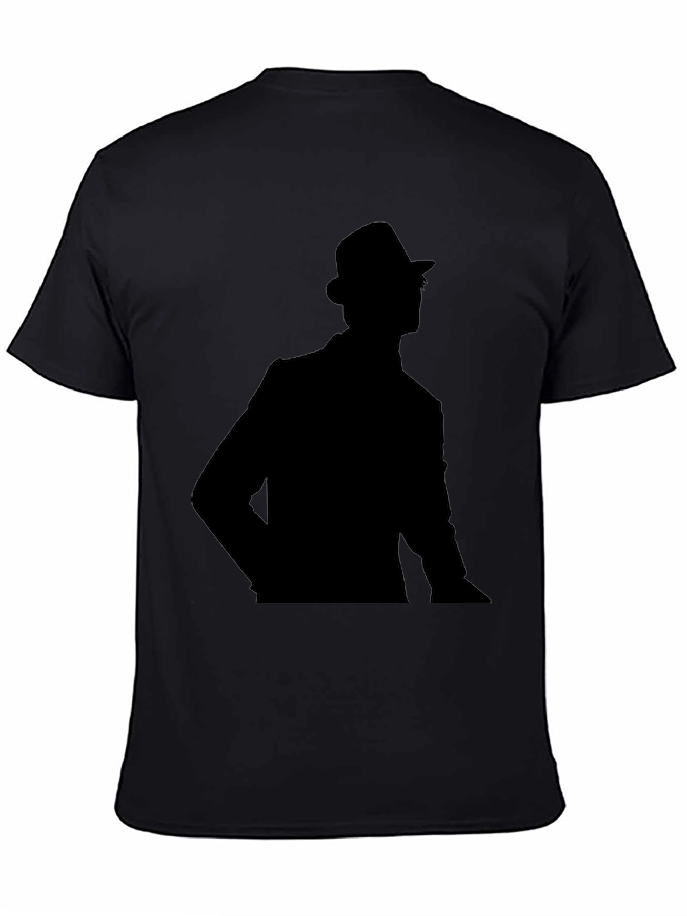 Shadow Man Black T-Shirt - 4