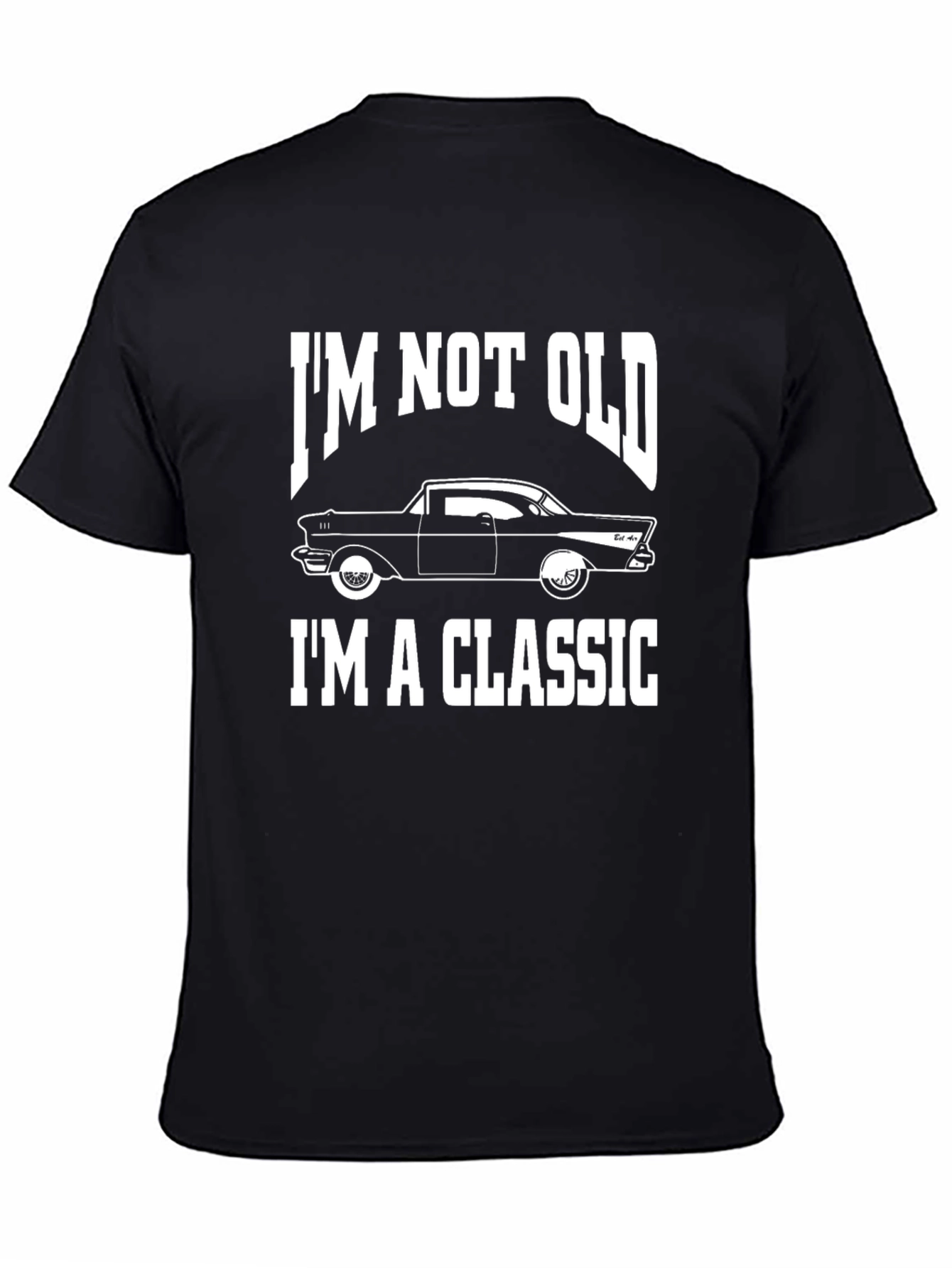 Black I'm Not Old, I'm A Classic Car T-Shirt view 4