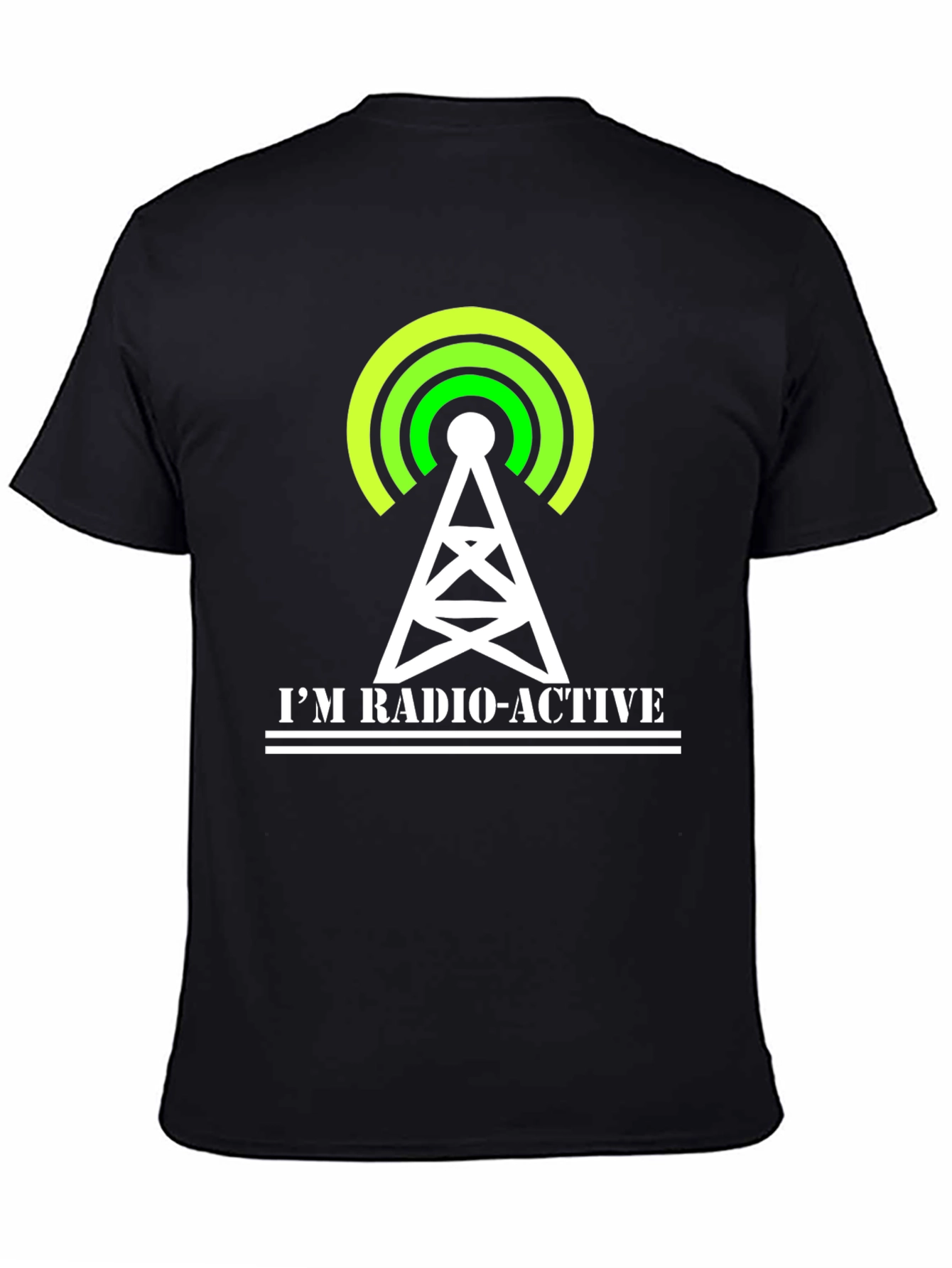 Black Radio-Active Graphic T-Shirt - Black view 4