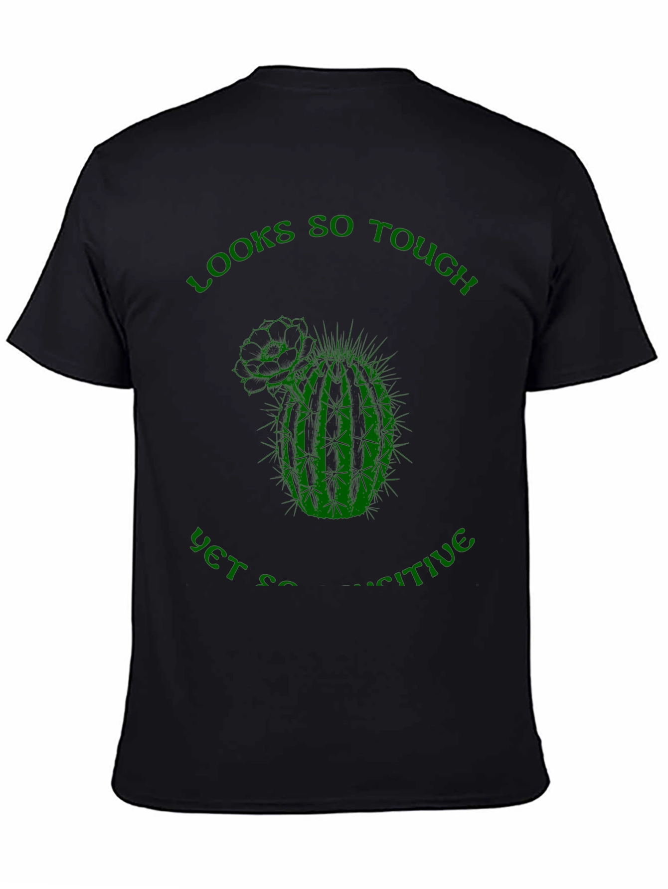 Black Looks So Tough Cactus T-Shirt view 4