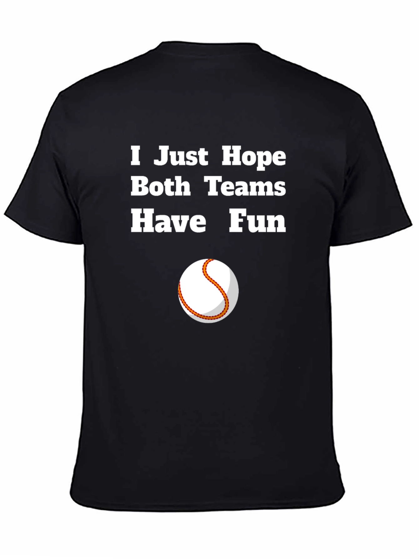 Black Hope Both Teams Have Fun Graphic Tee view 4