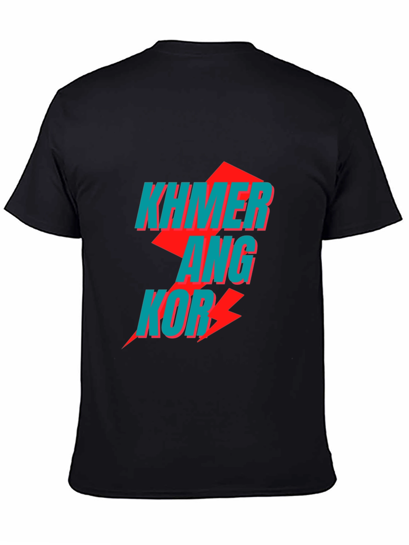Black Khmer Angkor T-Shirt - Bold Graphic Tee view 4