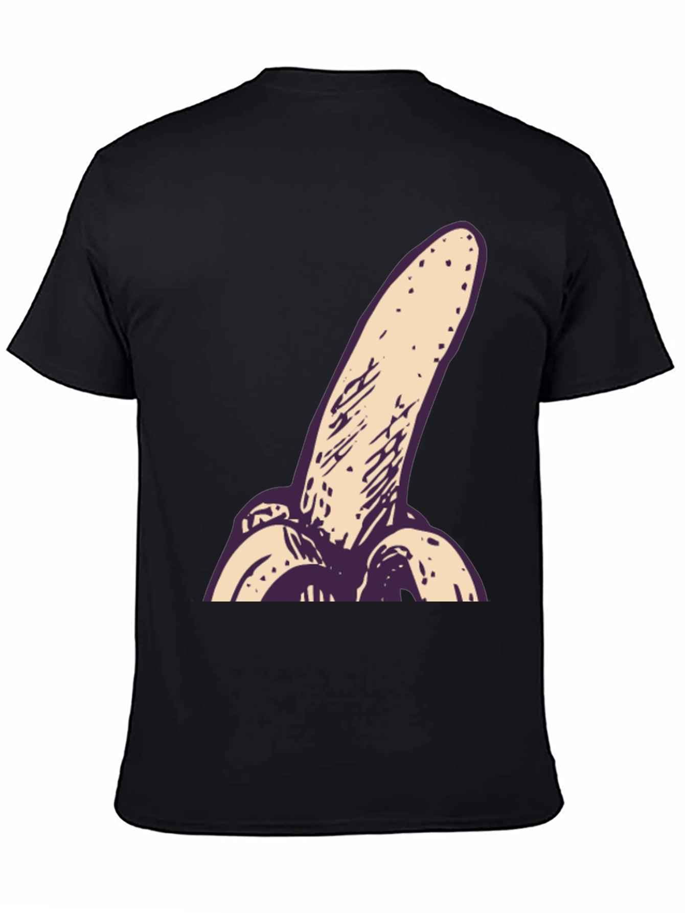 Black Banana T-Shirt - Unique Graphic Tee view 4