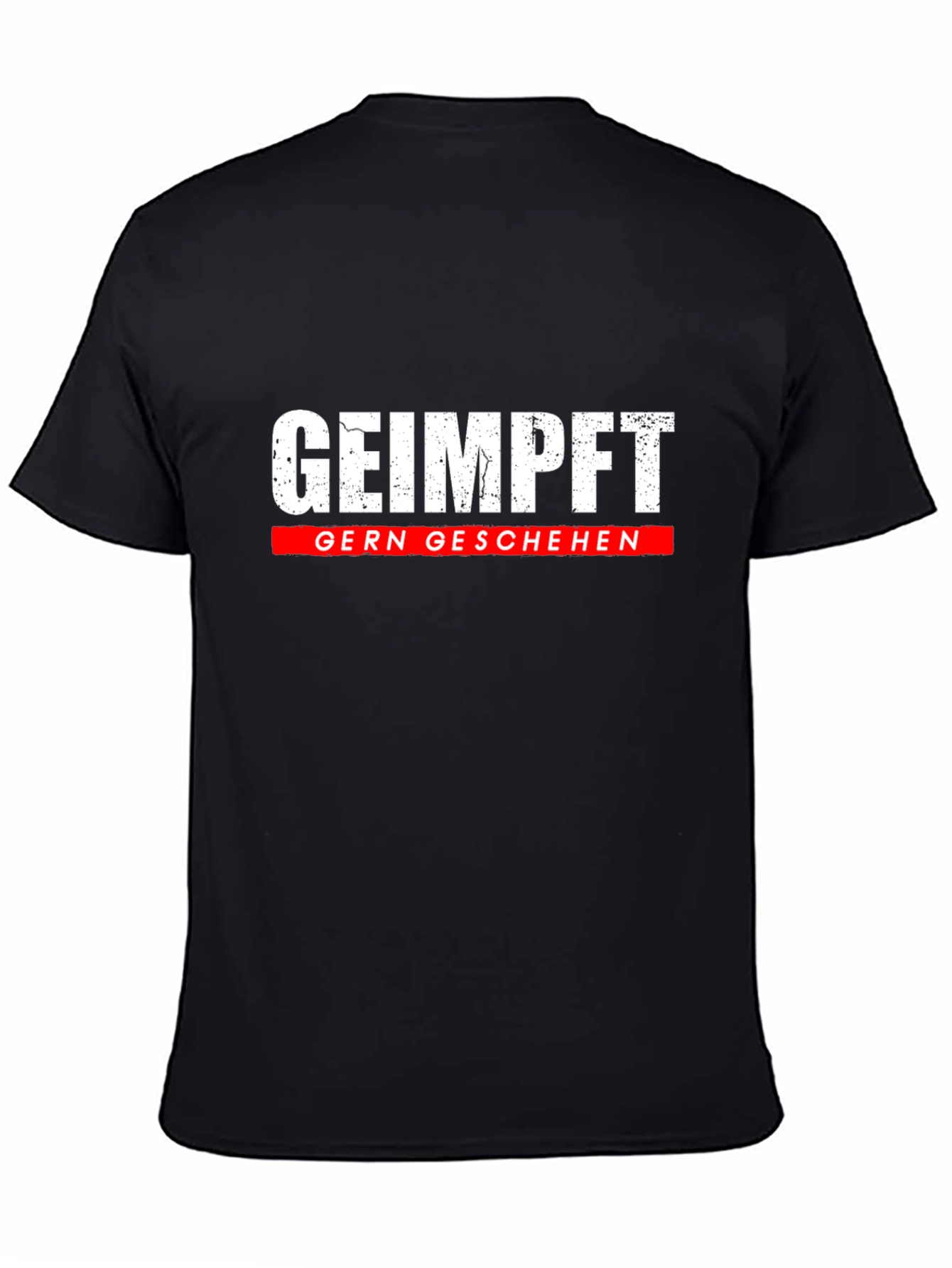 Black Geimpft Gern Geschehen Black T-Shirt view 4