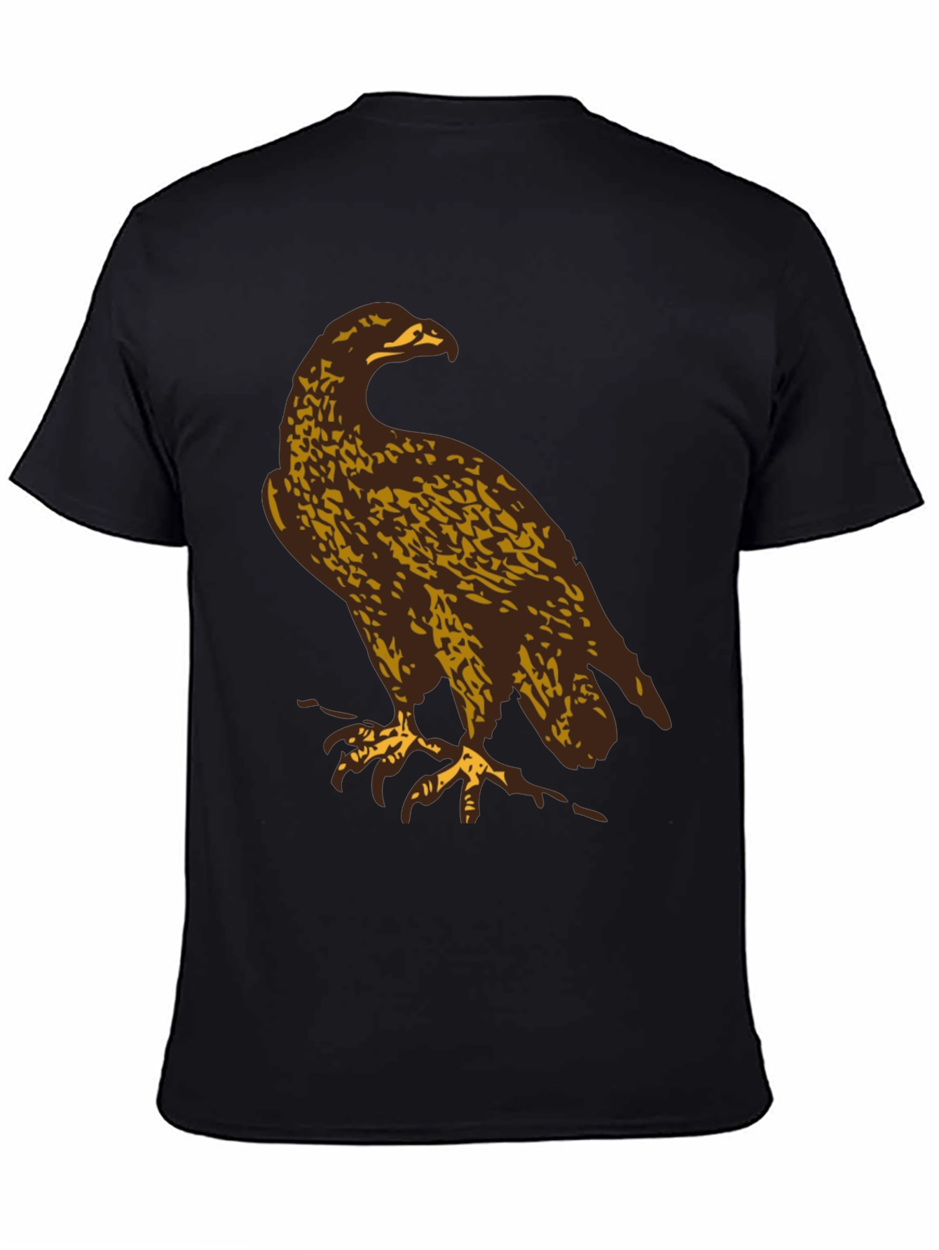 Eagle Graphic T-Shirt - Black Casual Tee - 4