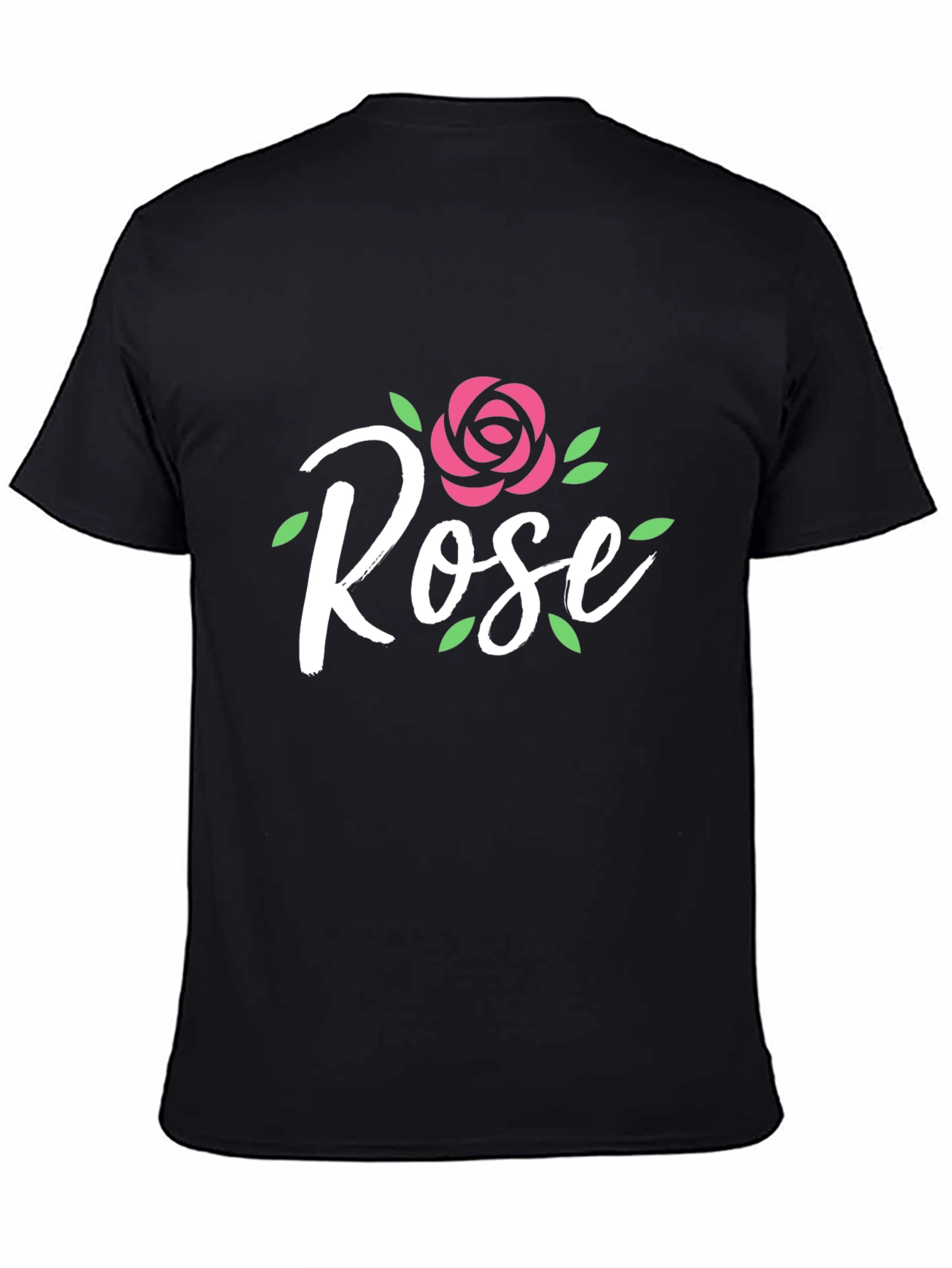 Black Rose Graphic Tee - Stylish Men's T-Shirt view 4