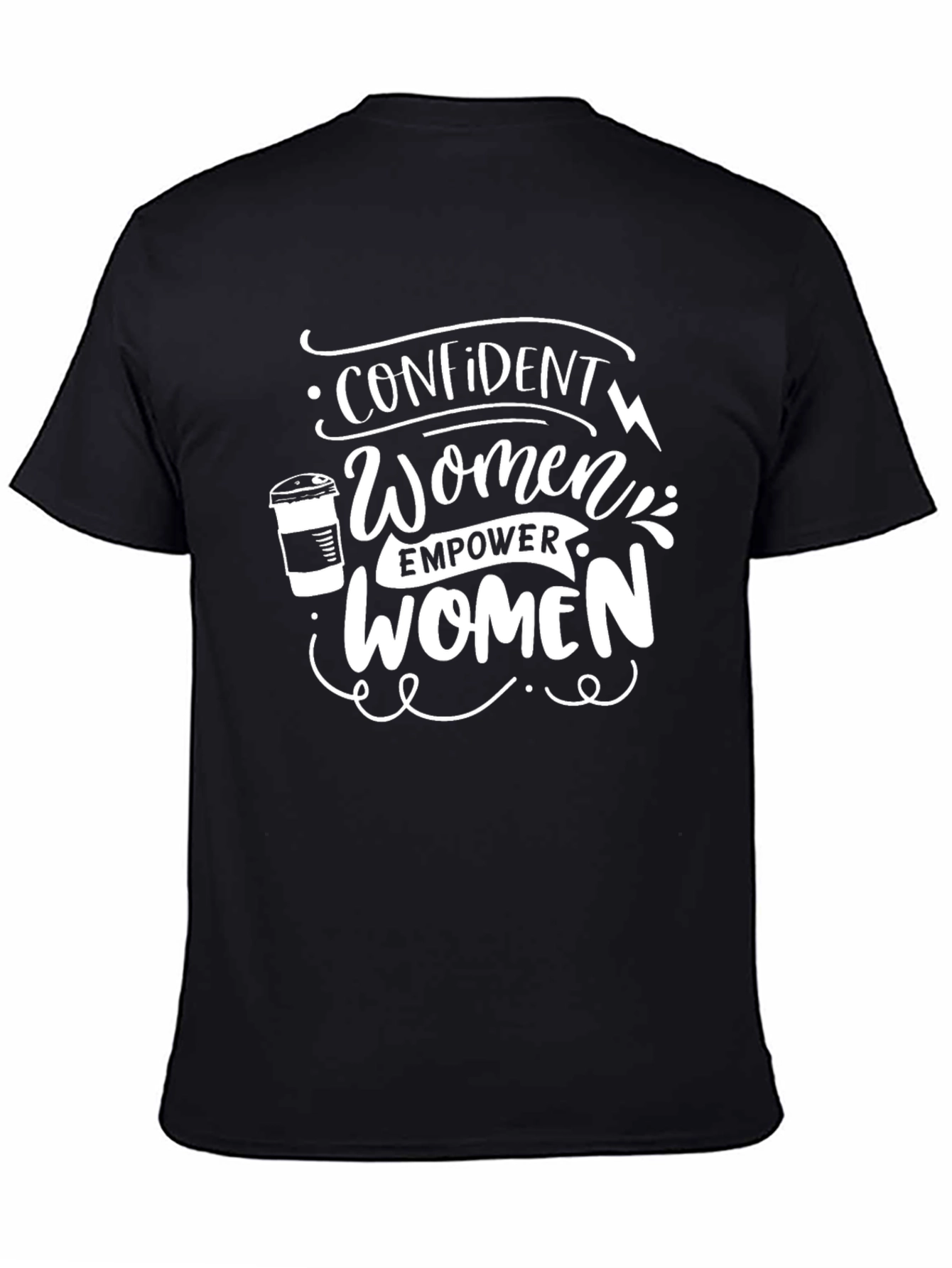 Black Confident Women Empower Women Graphic T-Shirt view 4