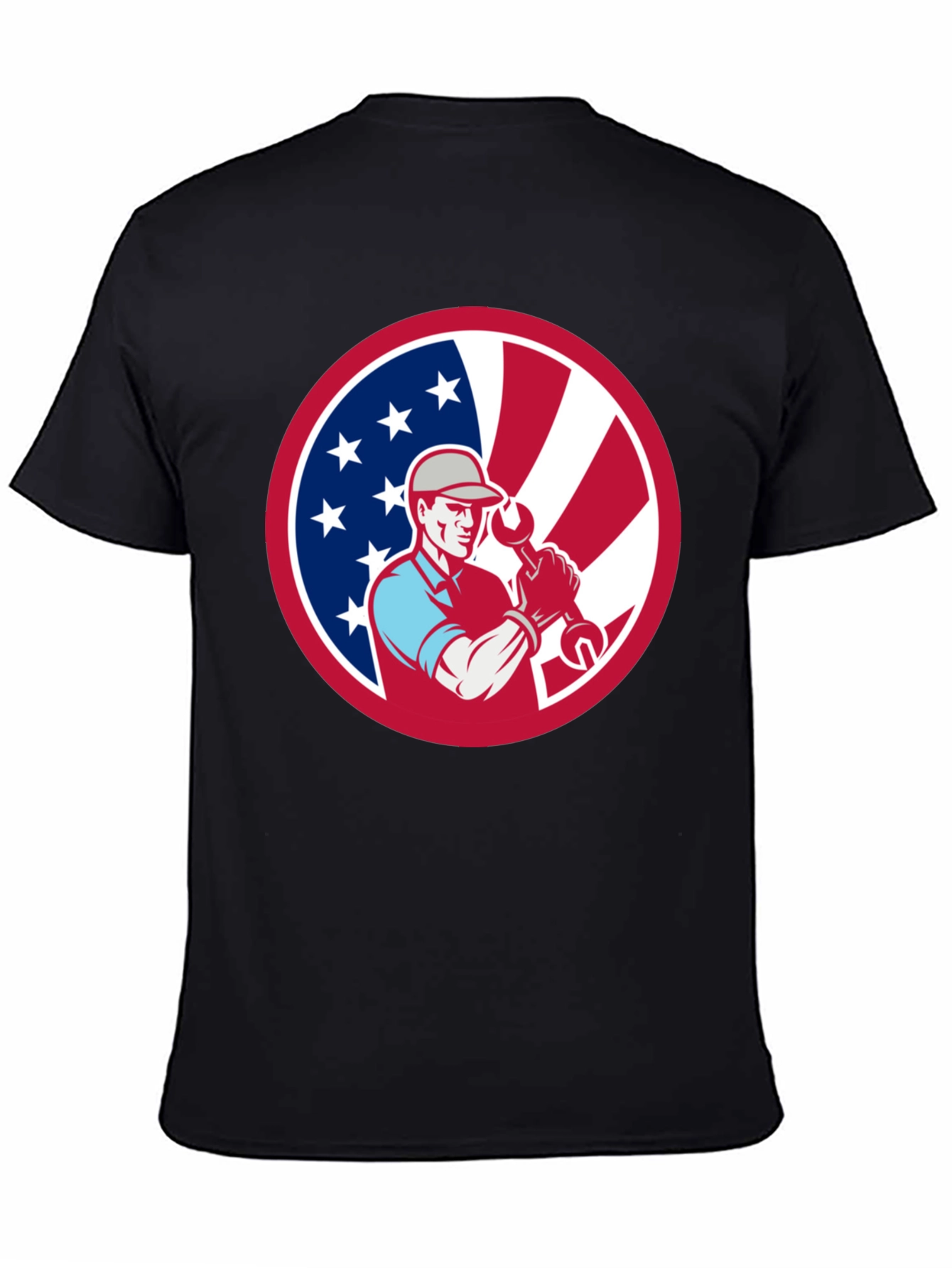 Patriotic Mechanic T-Shirt - USA Pride! - 4
