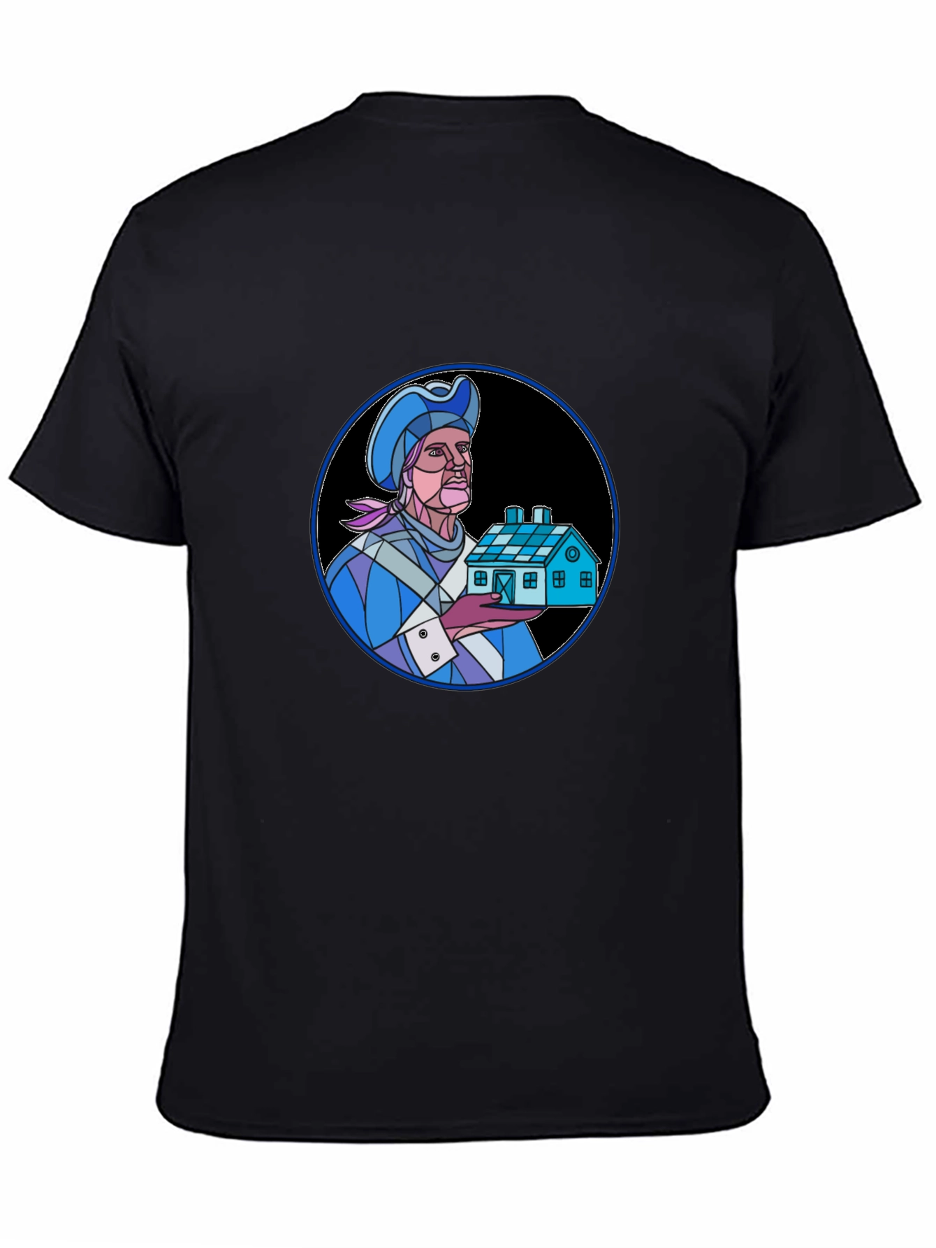 Black Patriot Homeowner Graphic T-Shirt view 4