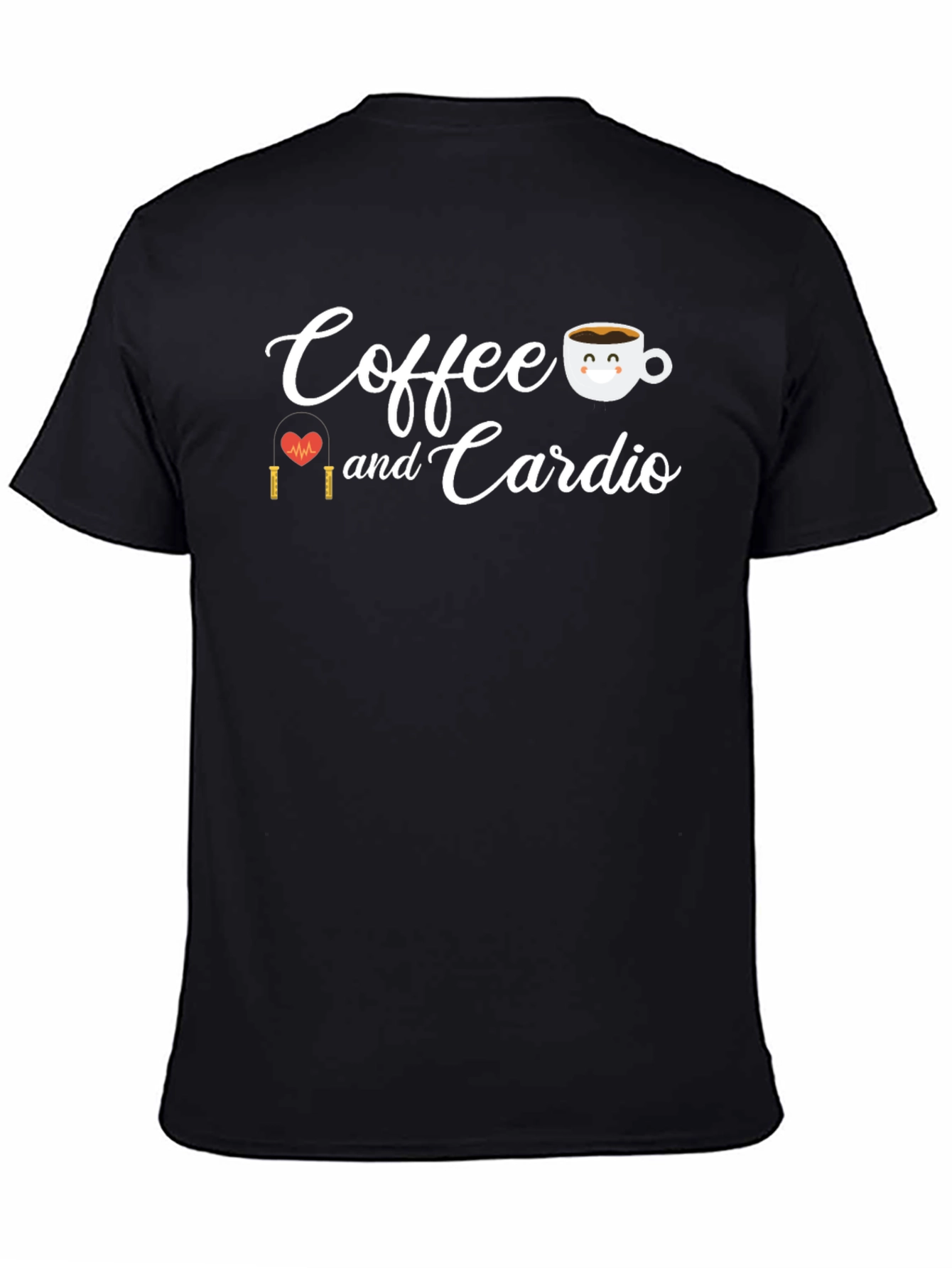 Black Coffee and Cardio Graphic Tee view 4