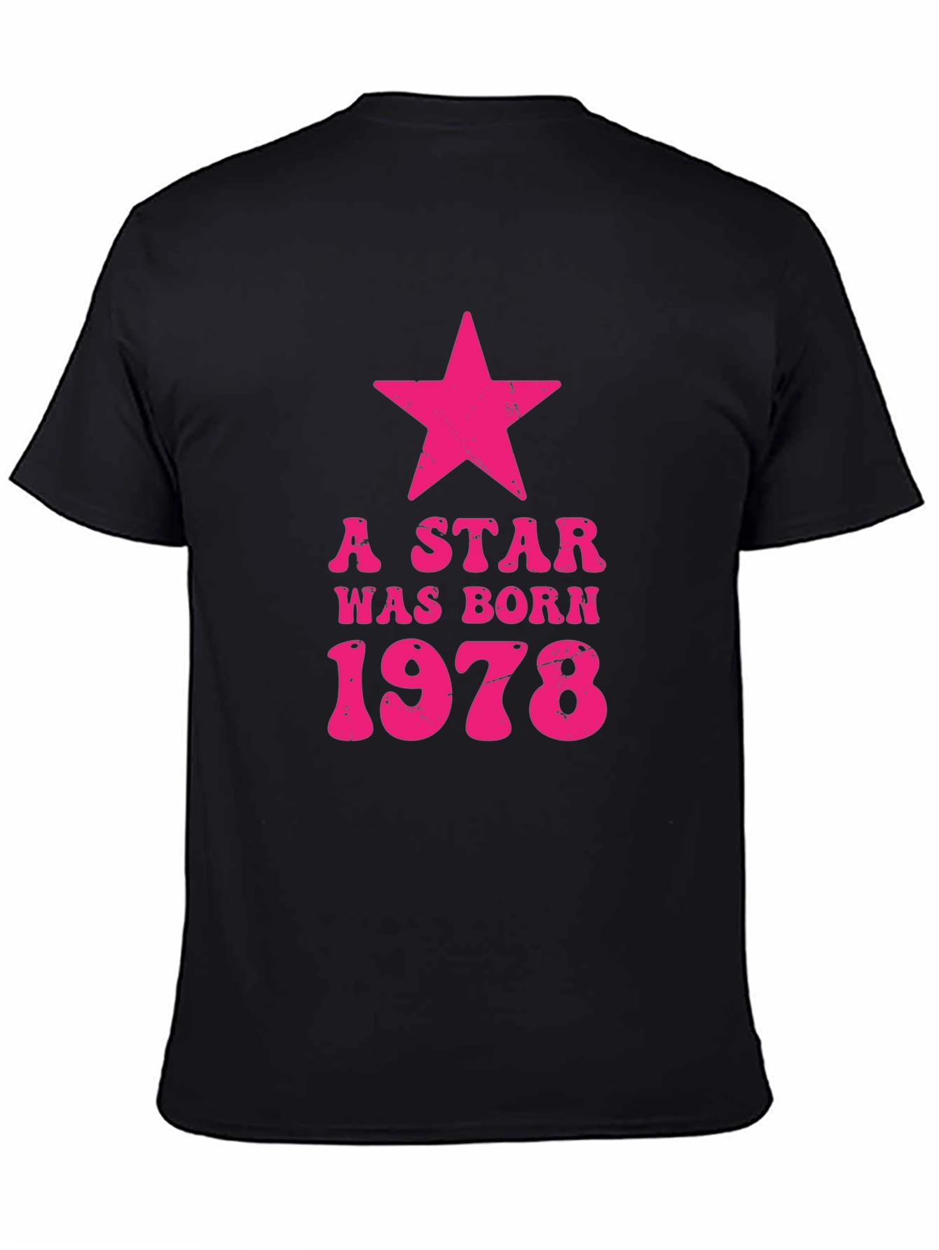 Black A Star Was Born 1978 Black T-Shirt view 4