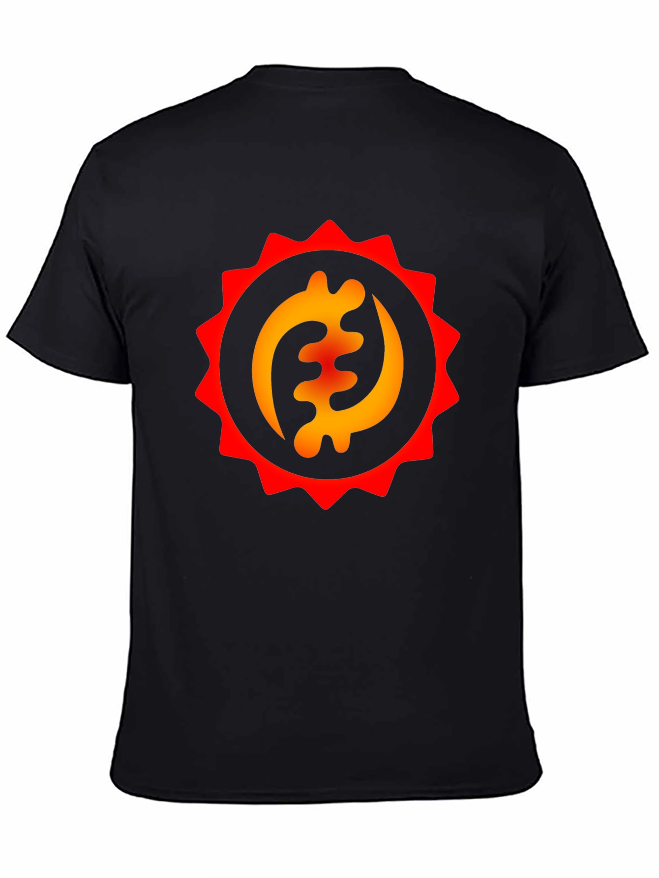 Adinkra Symbol T-Shirt - Black Graphic Tee - 4