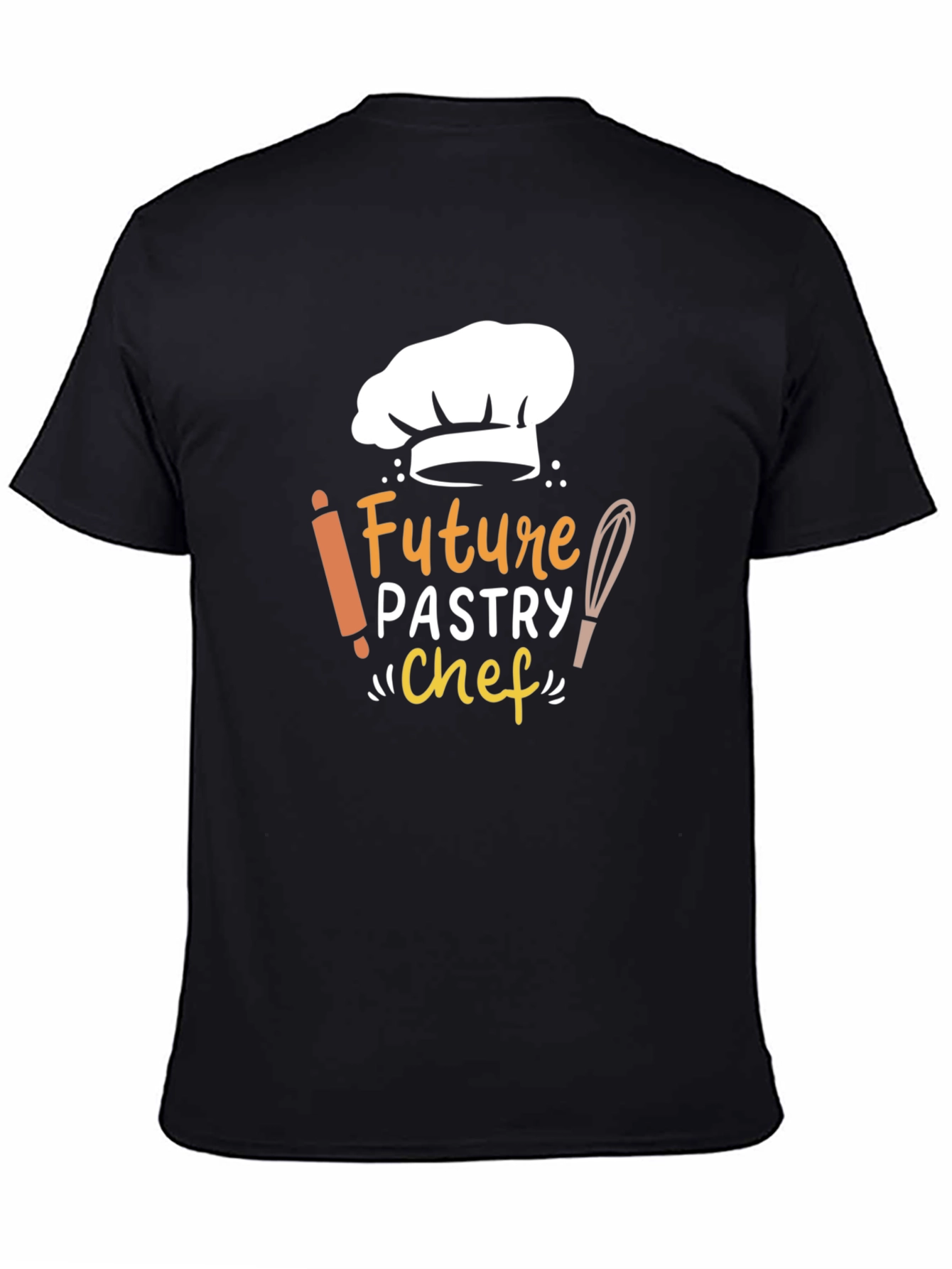 Black Future Pastry Chef T-Shirt, Baking Tee view 4