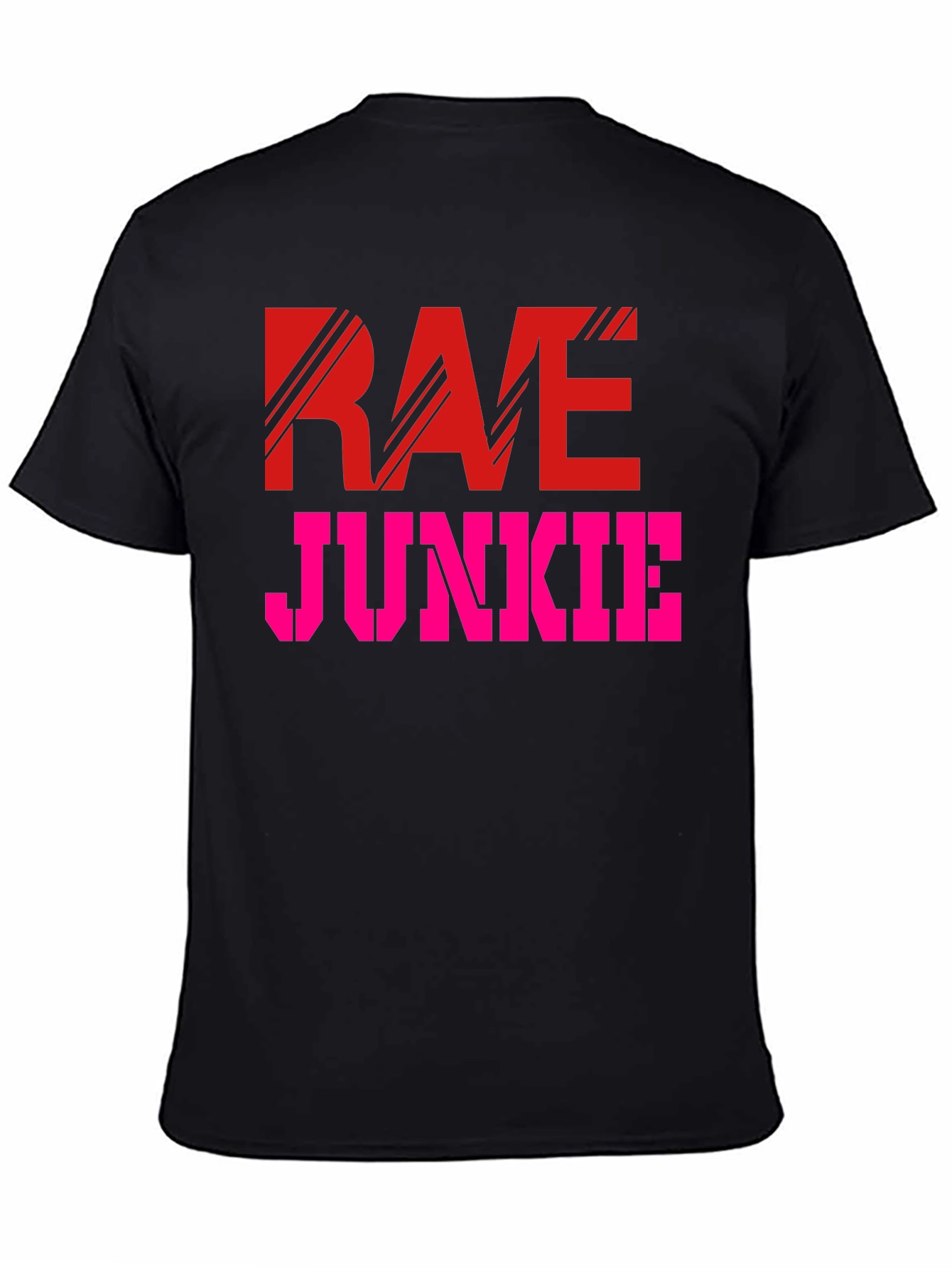 Black Rae Junkie Graphic T-Shirt - Black view 4