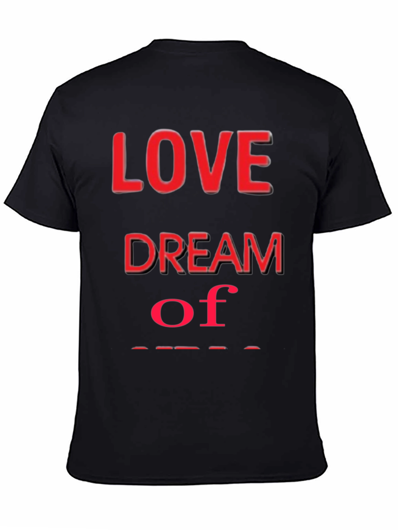Black Love Dream T-Shirt - Stylish Graphic Tee view 4