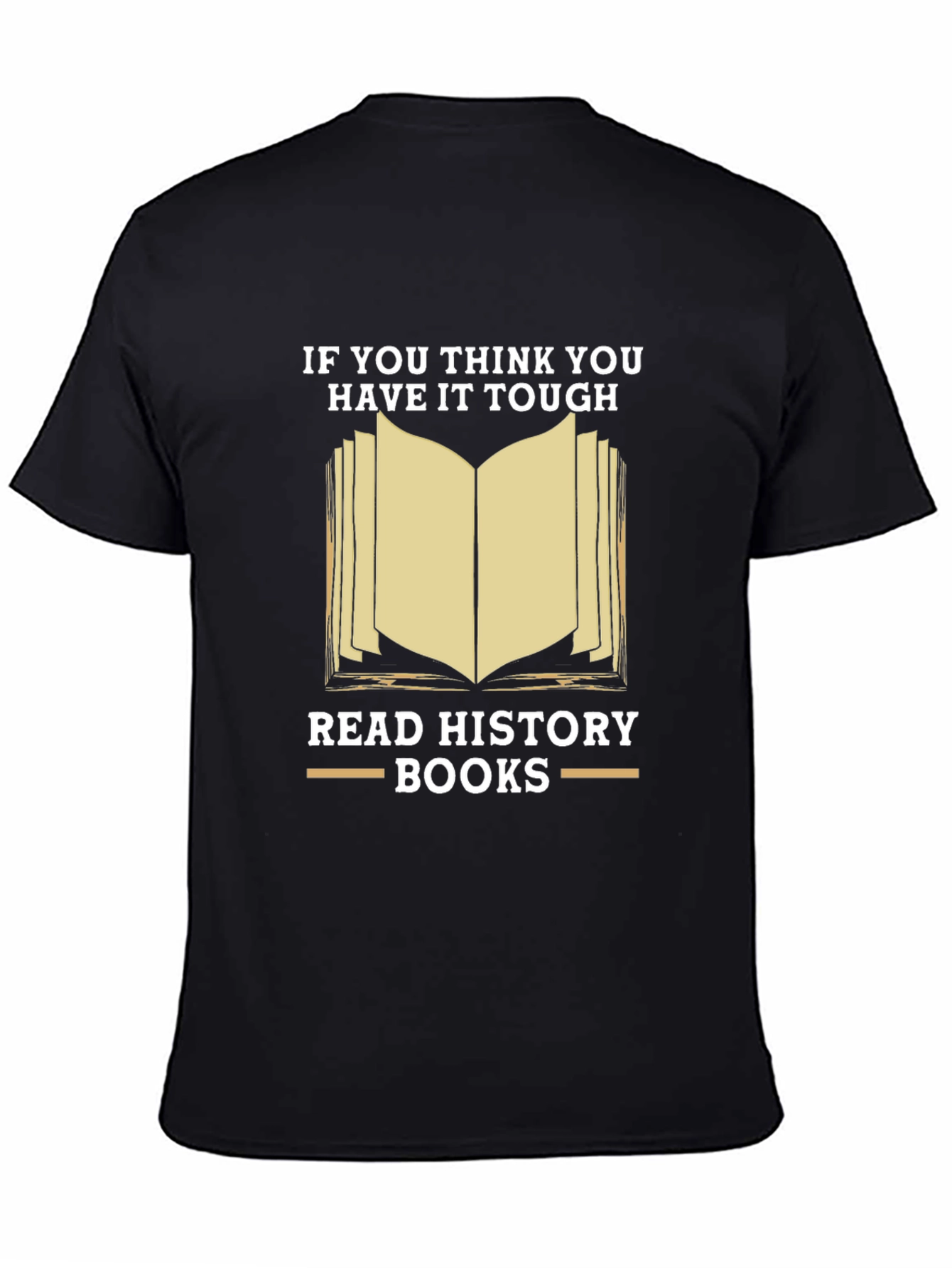 Black Read History Books T-Shirt - Funny Book Lover Tee view 4