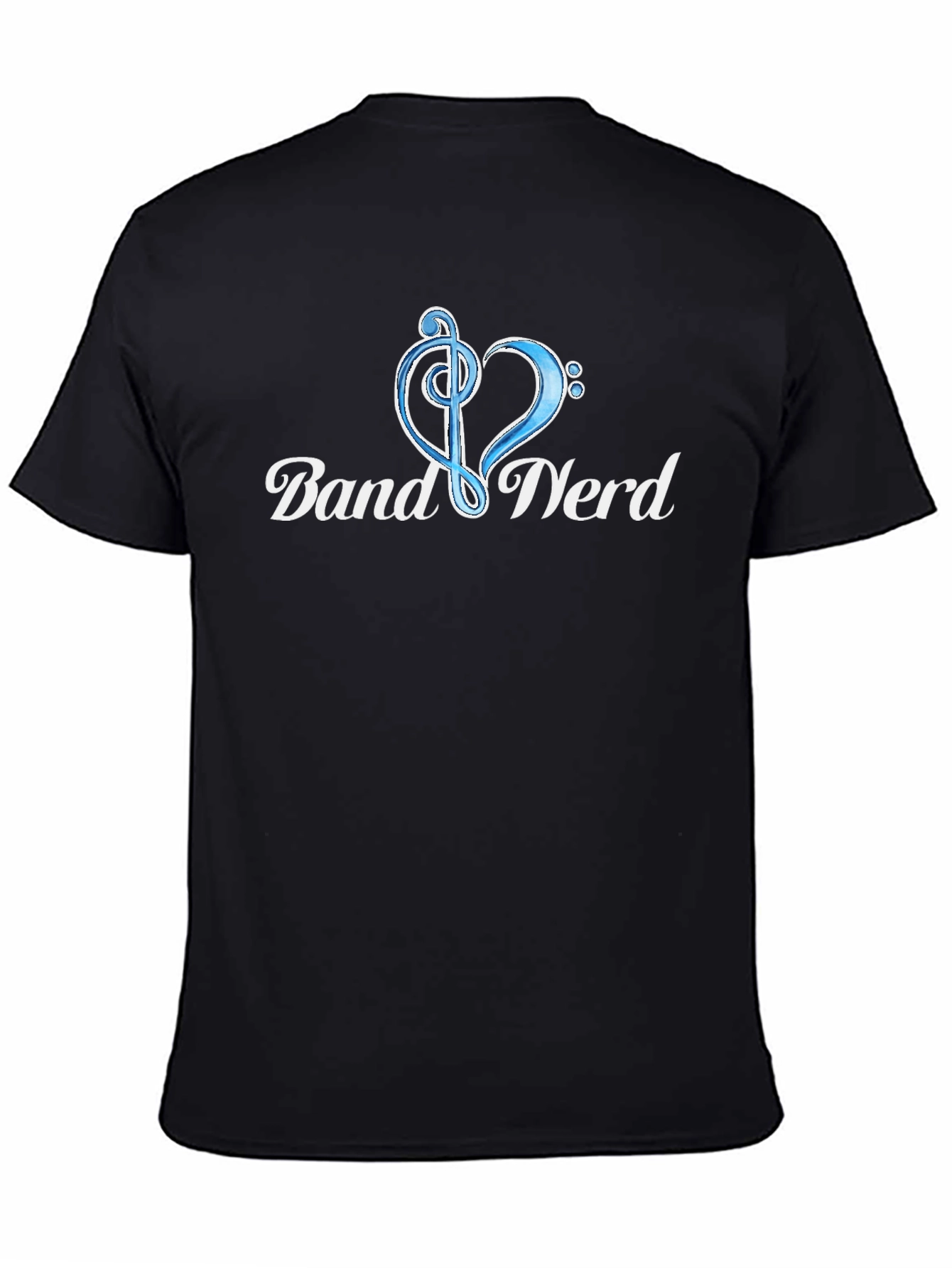 Black Band Nerd T-Shirt - Music Lover Tee view 4