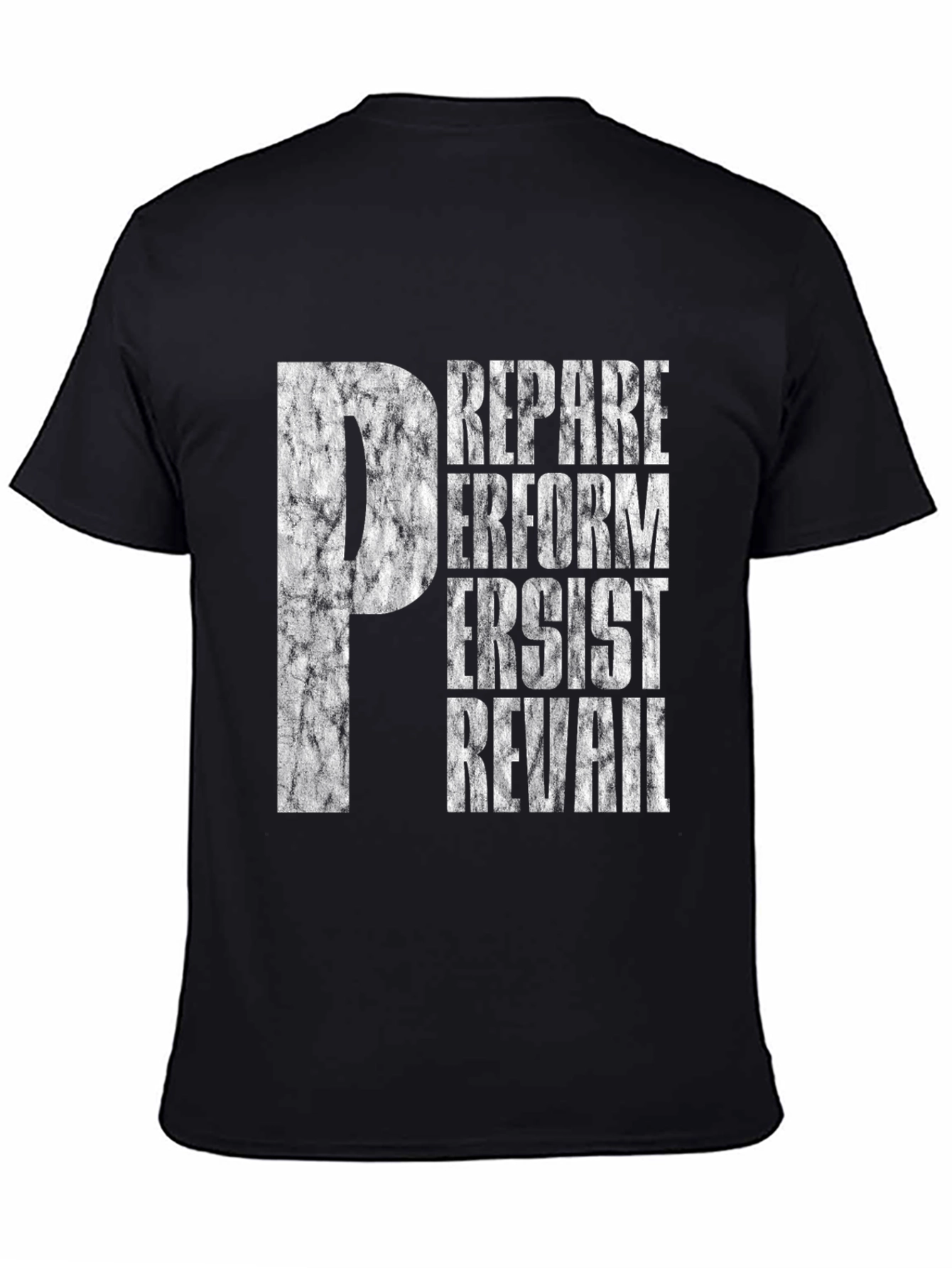 Black Prepare, Reform, Persist, Prevail Graphic Tee view 4