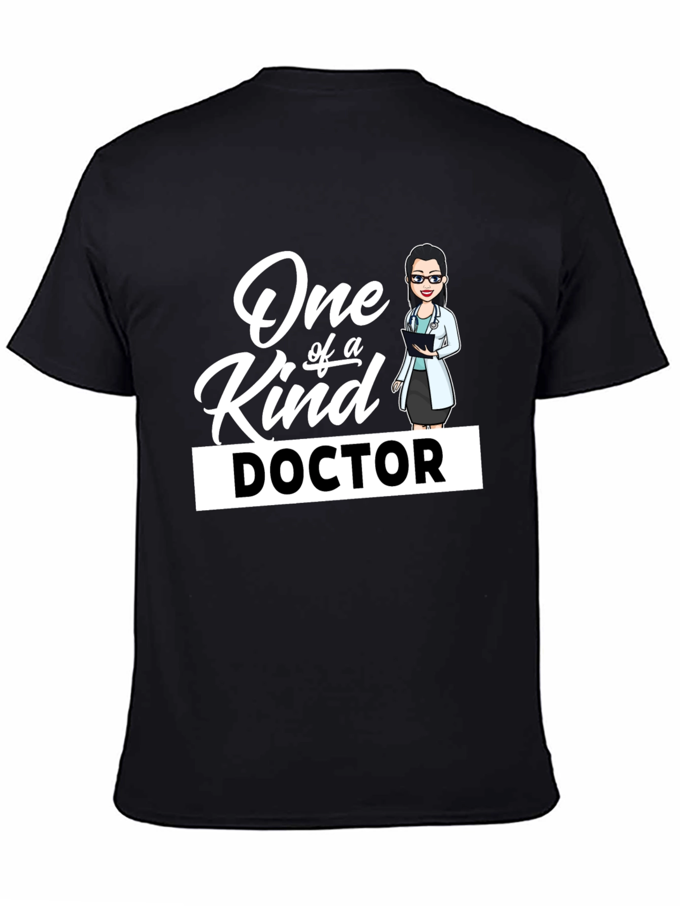 Black One of a Kind Doctor T-Shirt - Black view 4